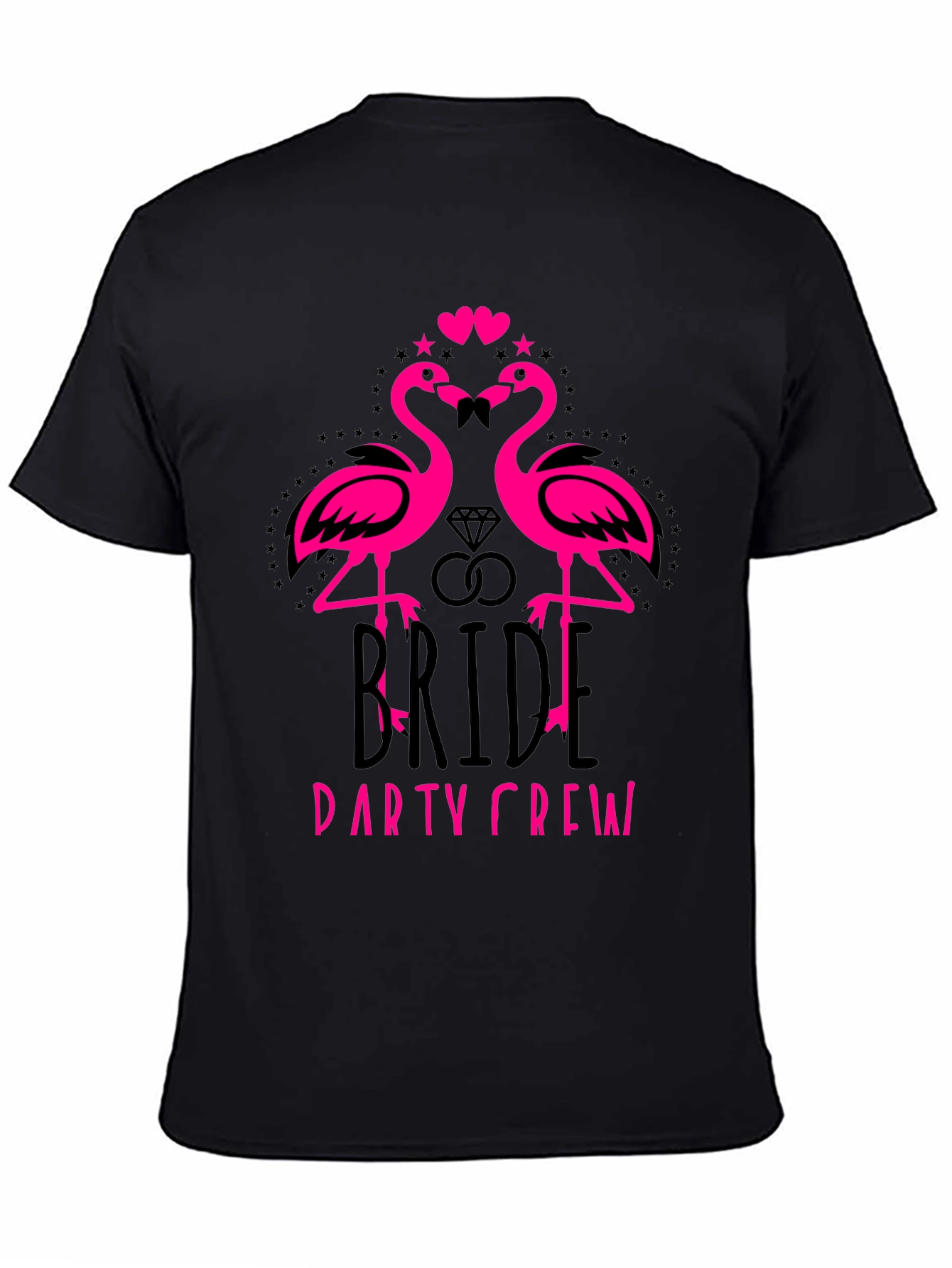 Bride Party Crew Flamingo T-Shirt