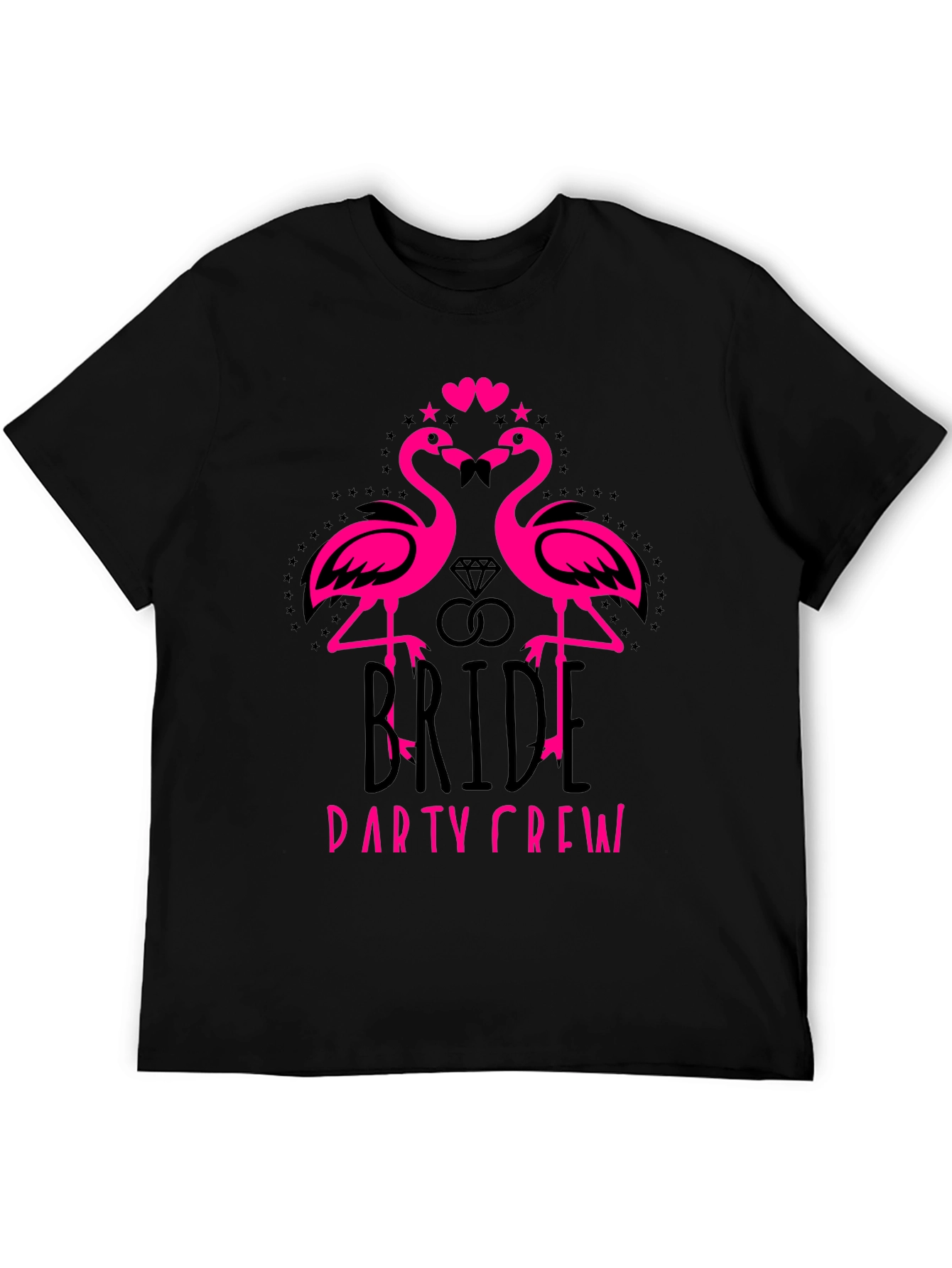 Bride Party Crew Flamingo T-Shirt