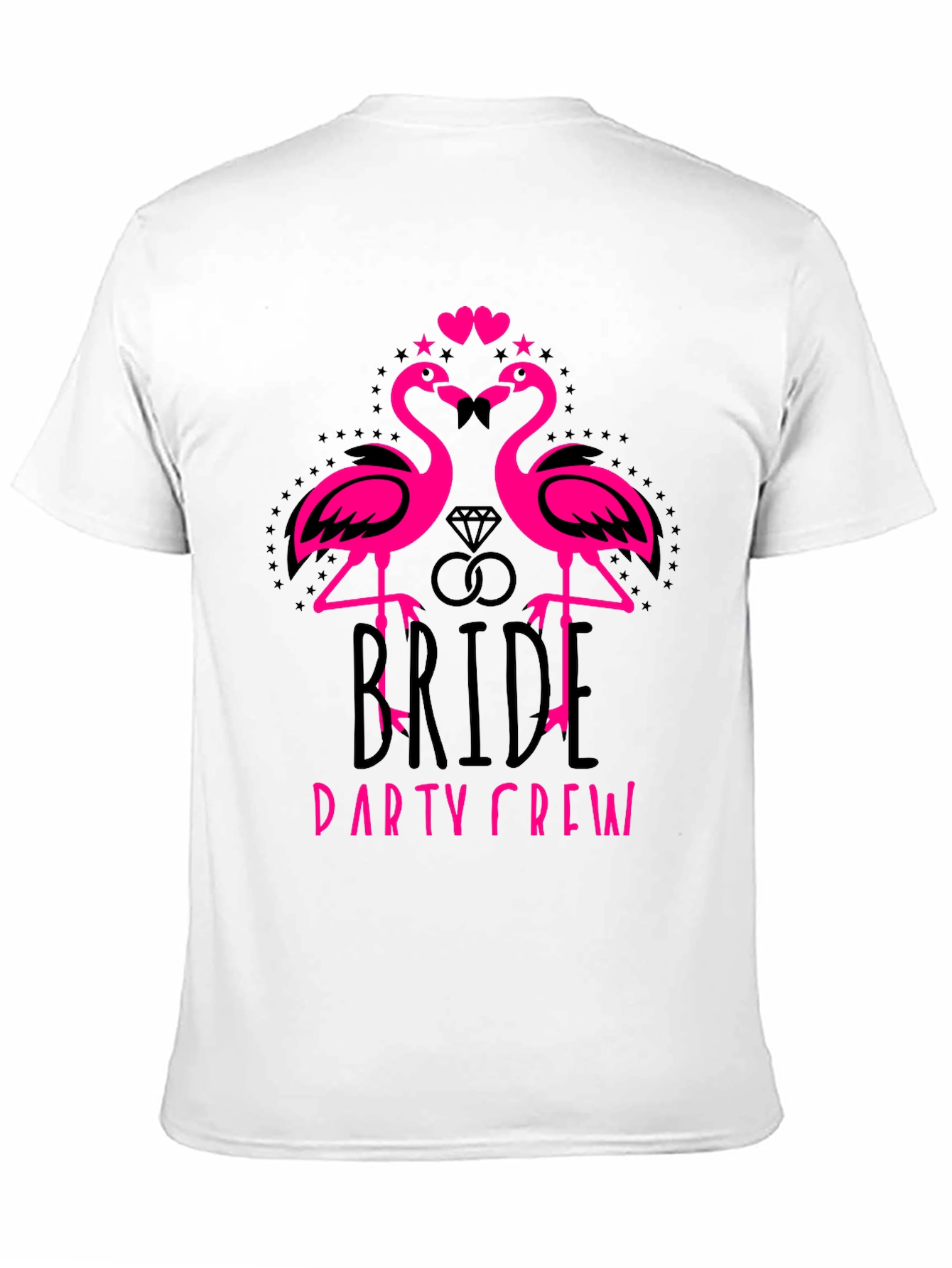 Bride Party Crew Flamingo T-Shirt