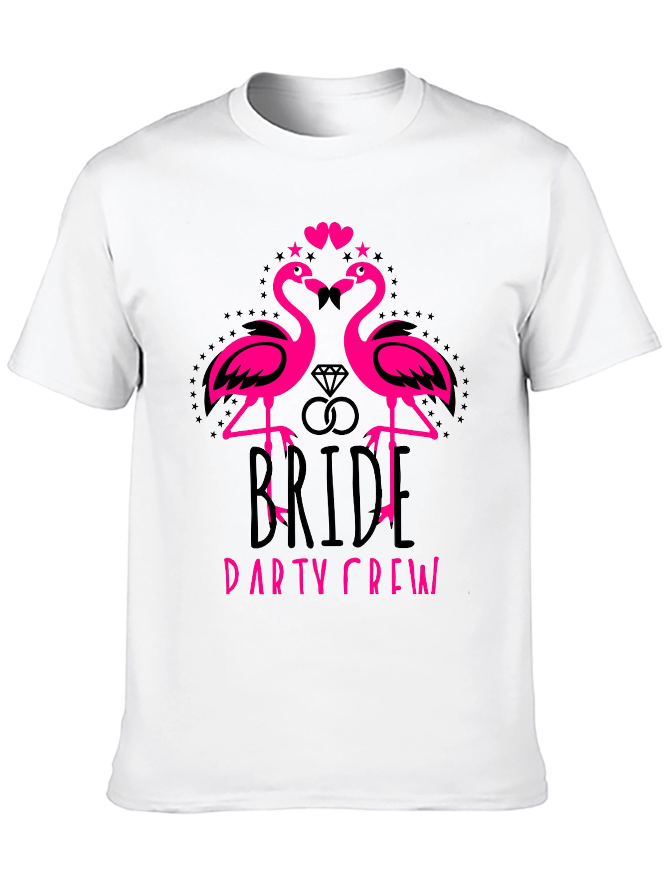 Bride Party Crew Flamingo T-Shirt
