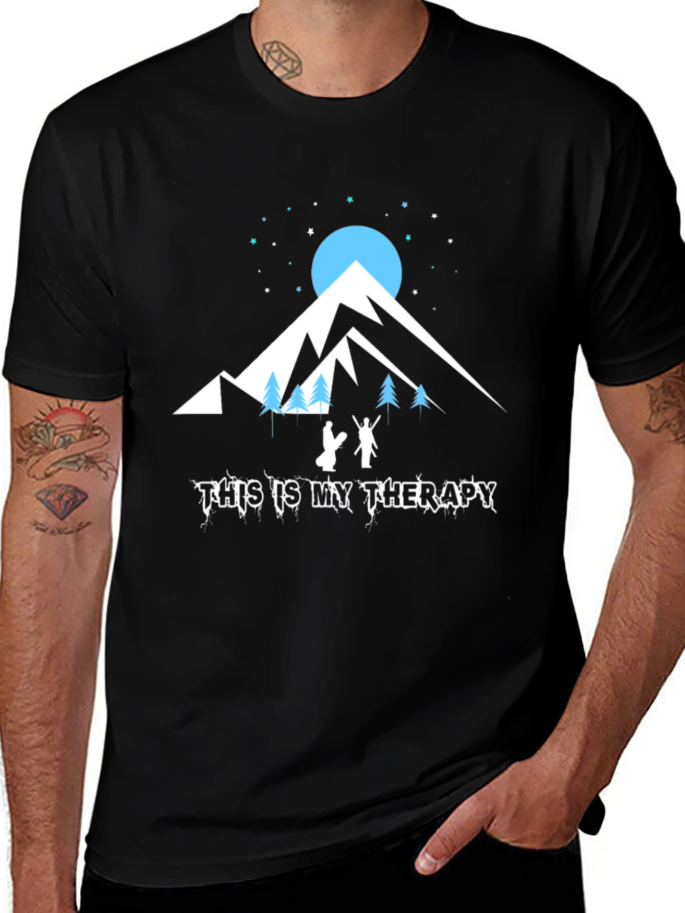 Mountains Are My Therapy T-Shirt