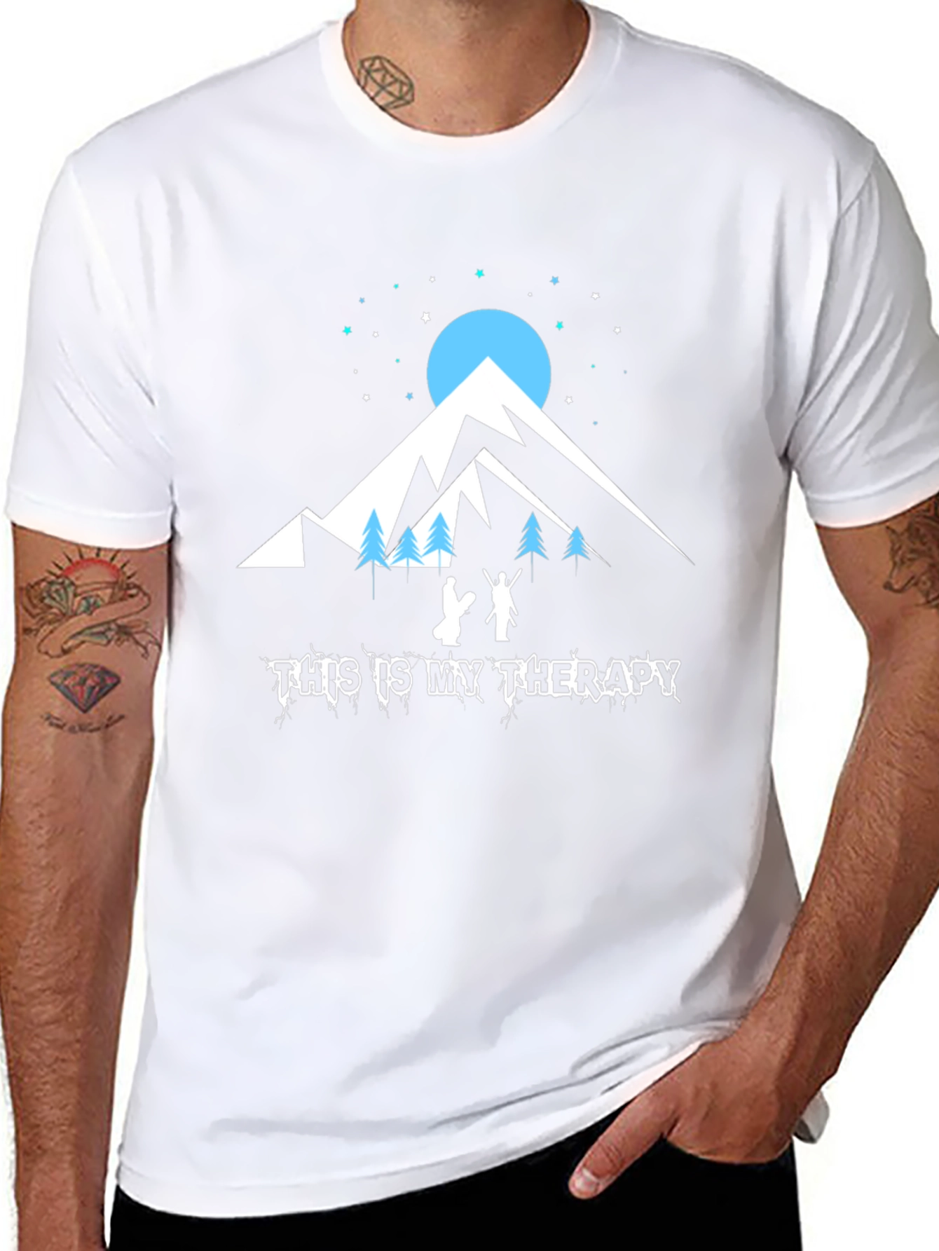 Mountains Are My Therapy T-Shirt