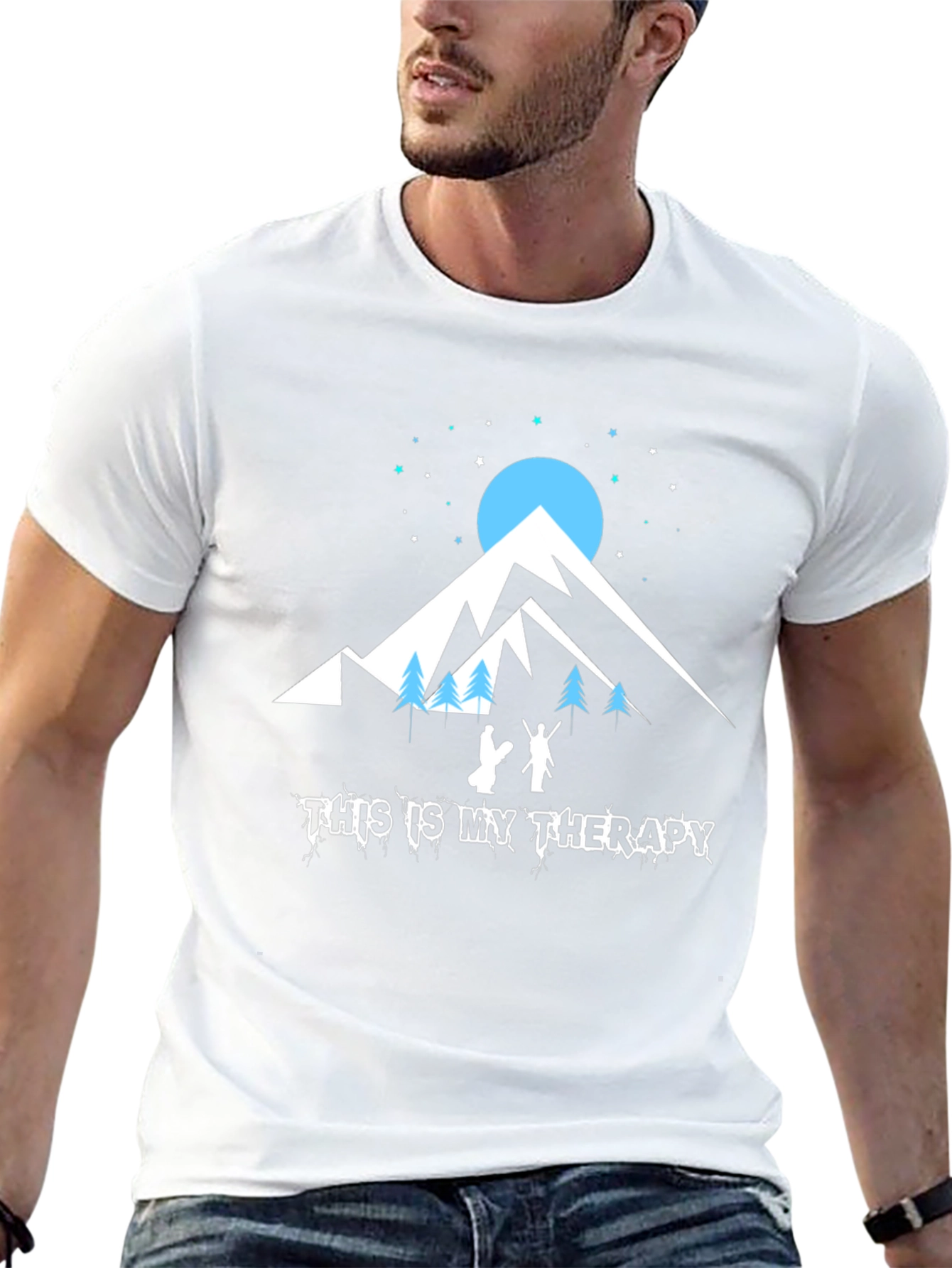 Mountains Are My Therapy T-Shirt