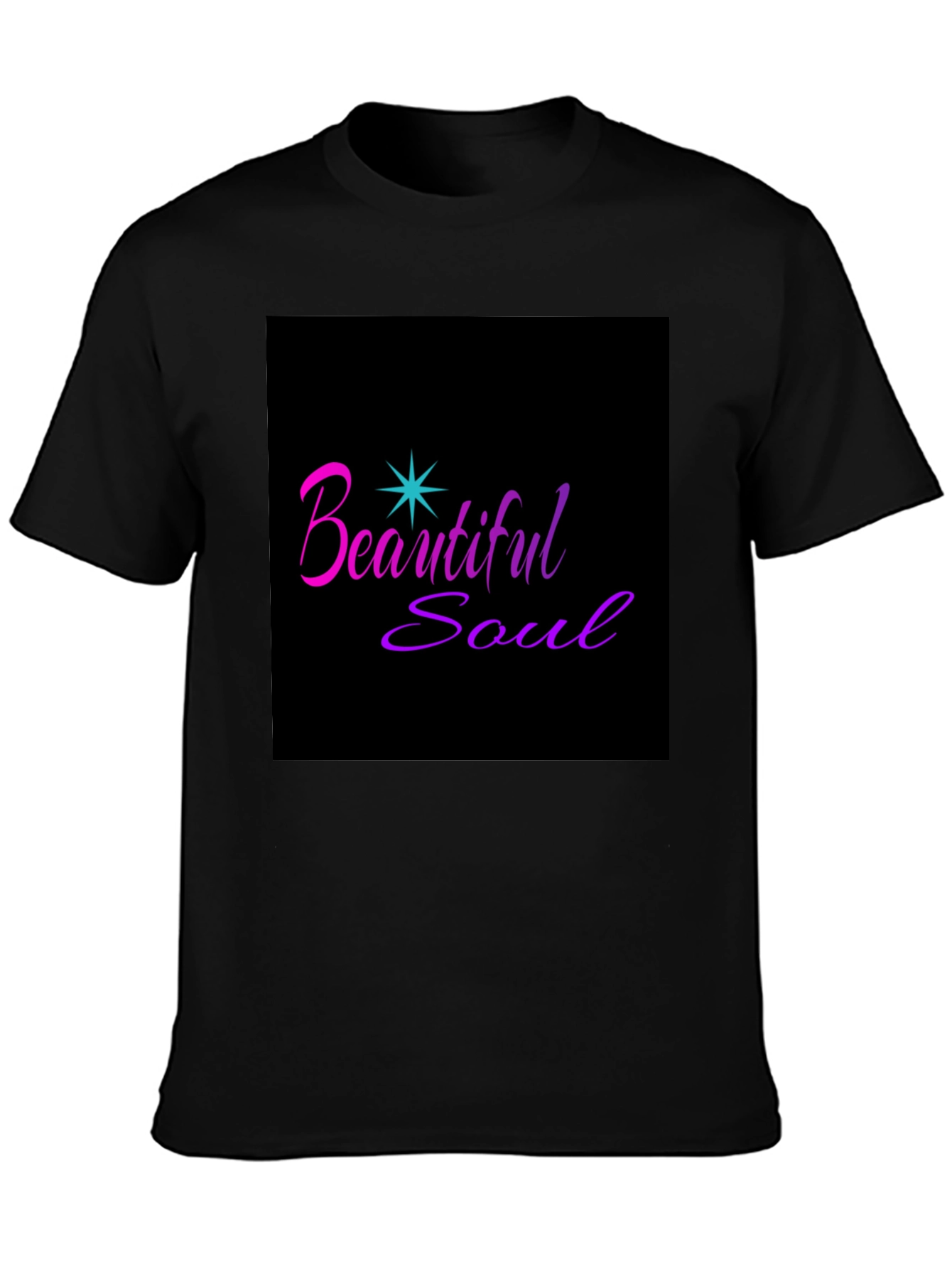 Beautiful Soul Graphic Tee - Stylish Black T-Shirt