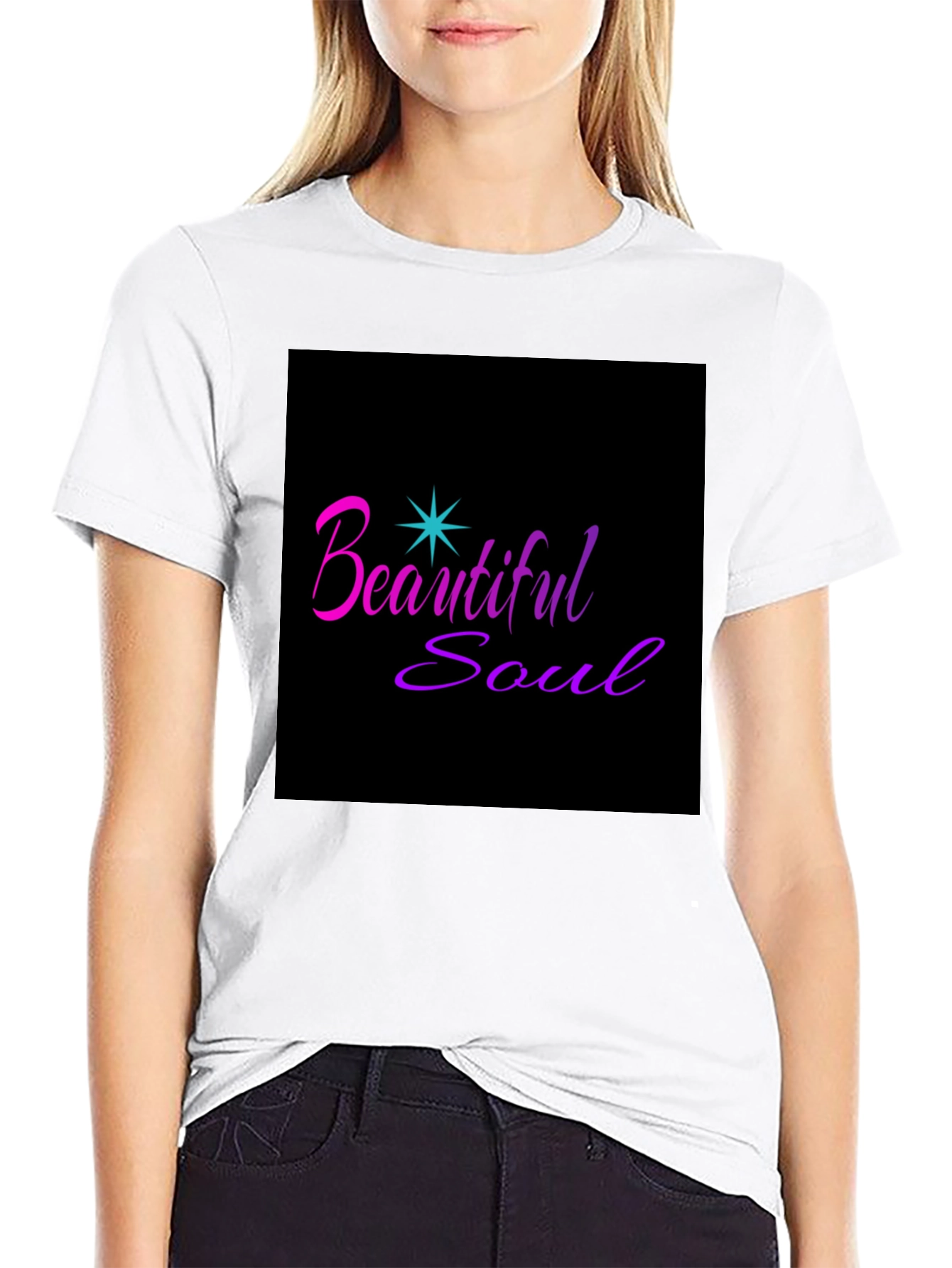 Beautiful Soul Graphic Tee - Stylish Black T-Shirt