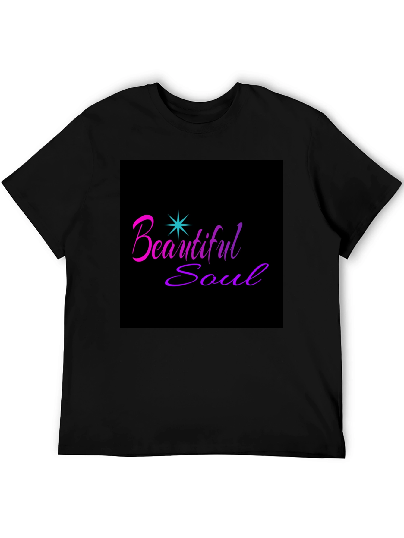 Beautiful Soul Graphic Tee - Stylish Black T-Shirt