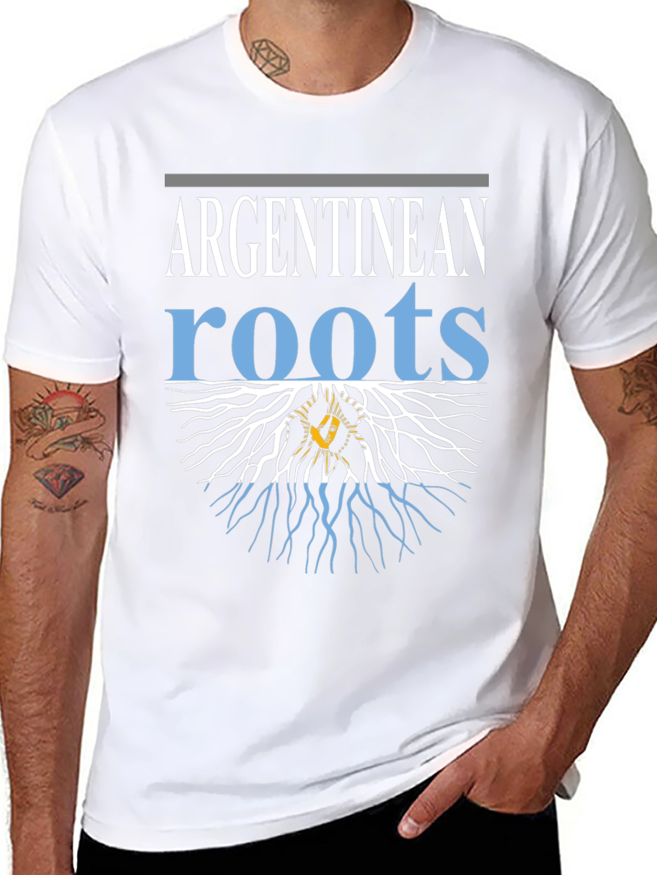 Argentinean Roots Graphic T-Shirt - Black