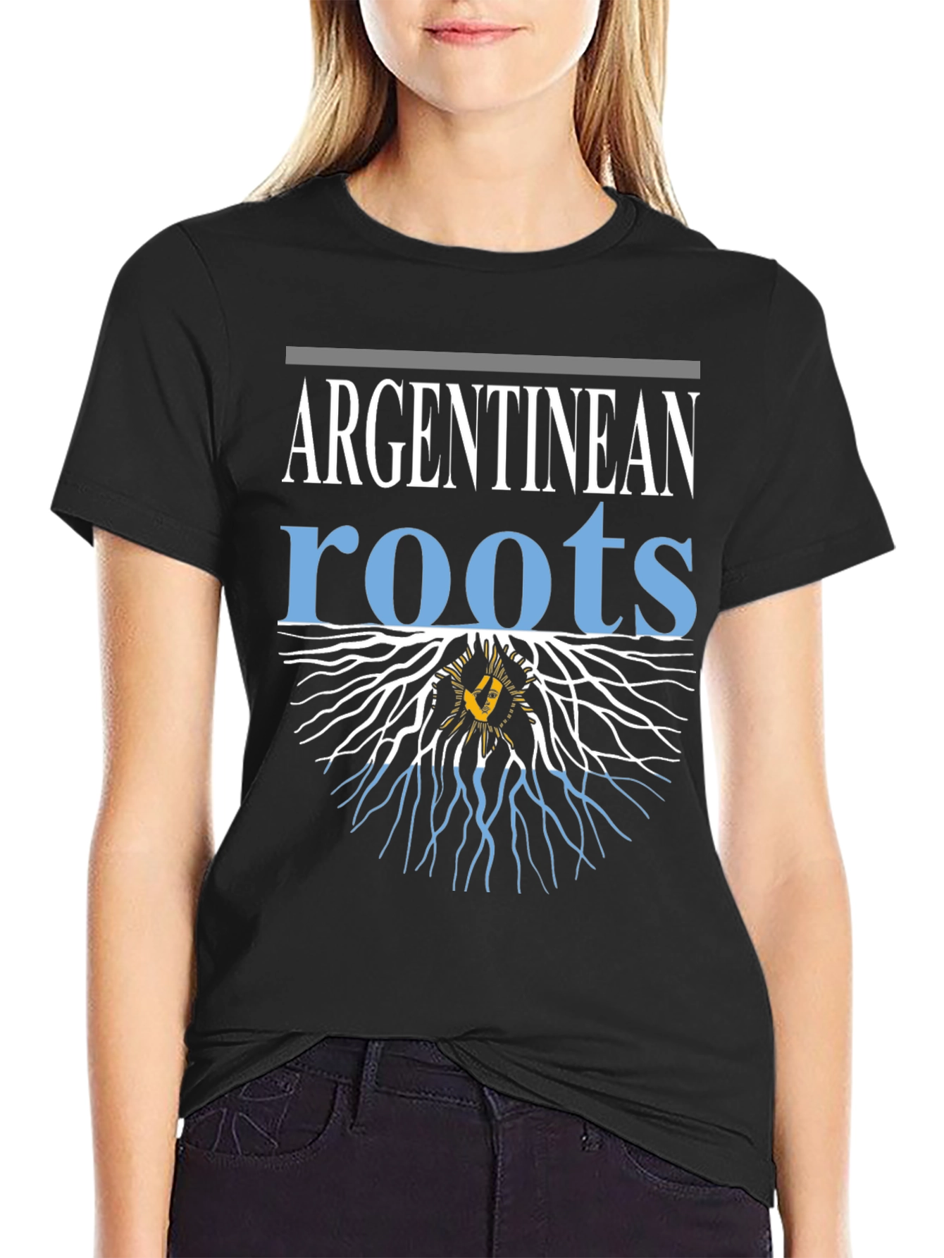 Argentinean Roots Graphic T-Shirt - Black