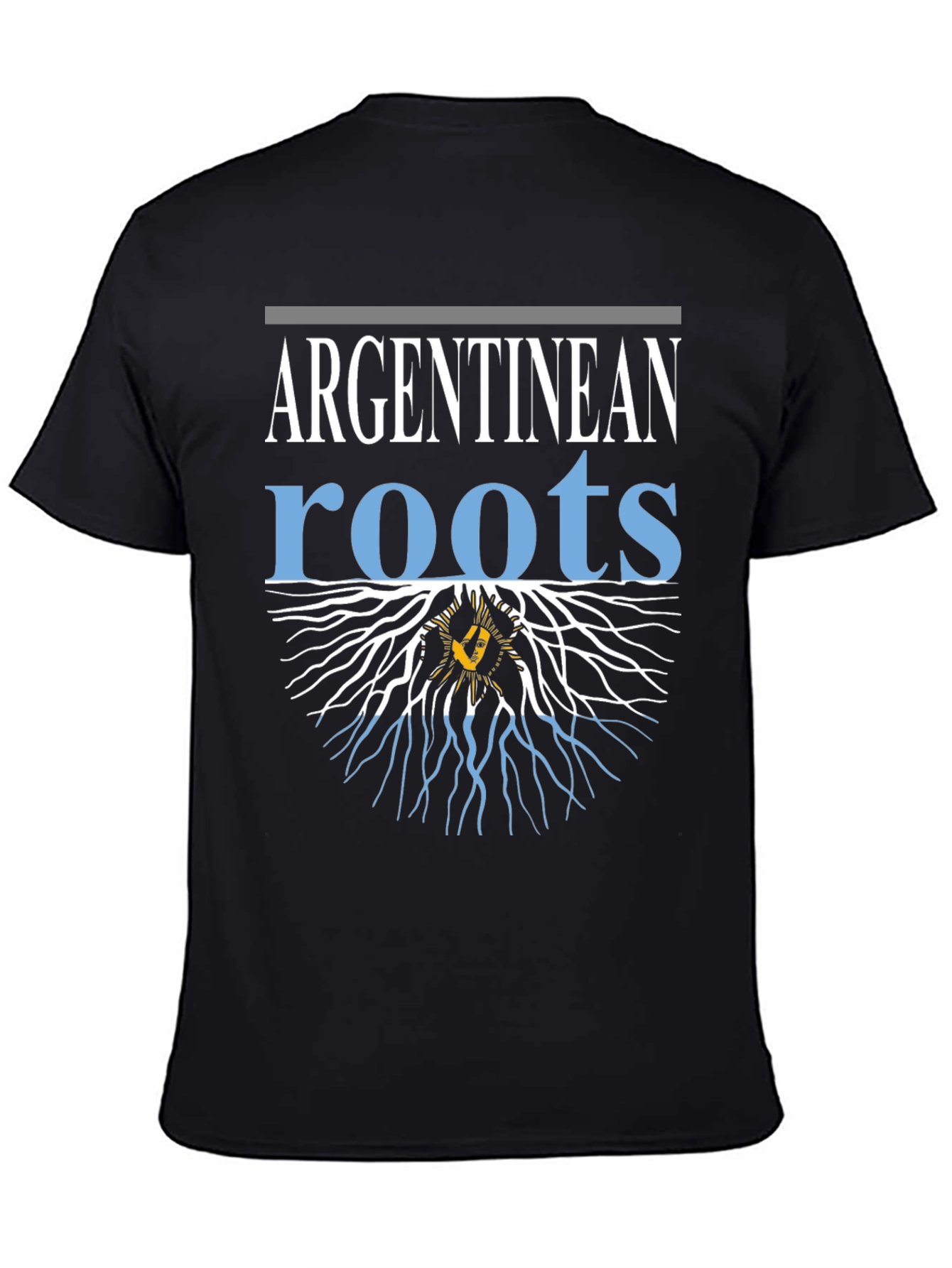 Argentinean Roots Graphic T-Shirt - Black