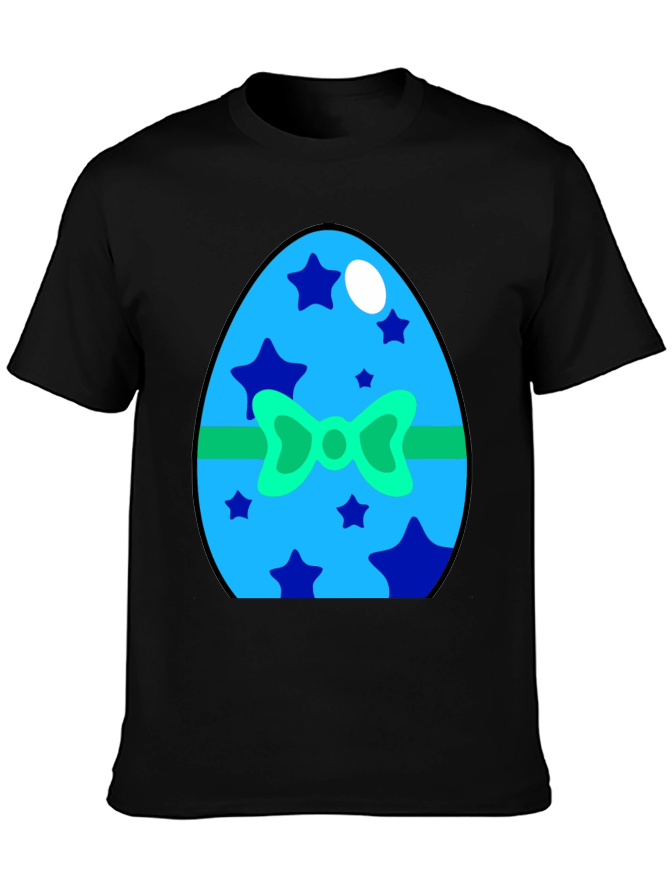 Festive Easter Egg Graphic Tee - Holiday Celebration