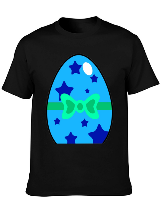 Festive Easter Egg Graphic Tee - Holiday Celebration