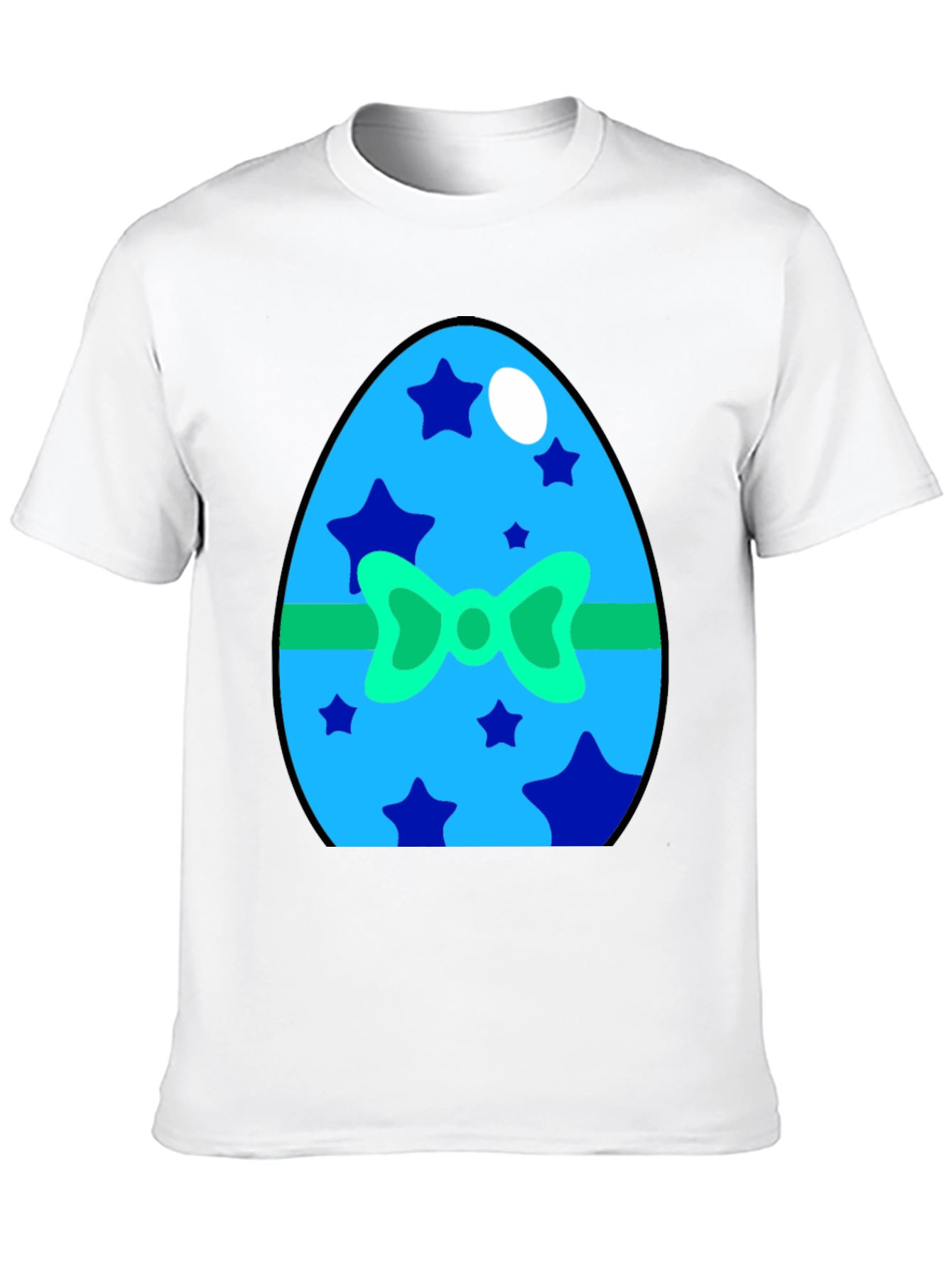 Festive Easter Egg Graphic Tee - Holiday Celebration