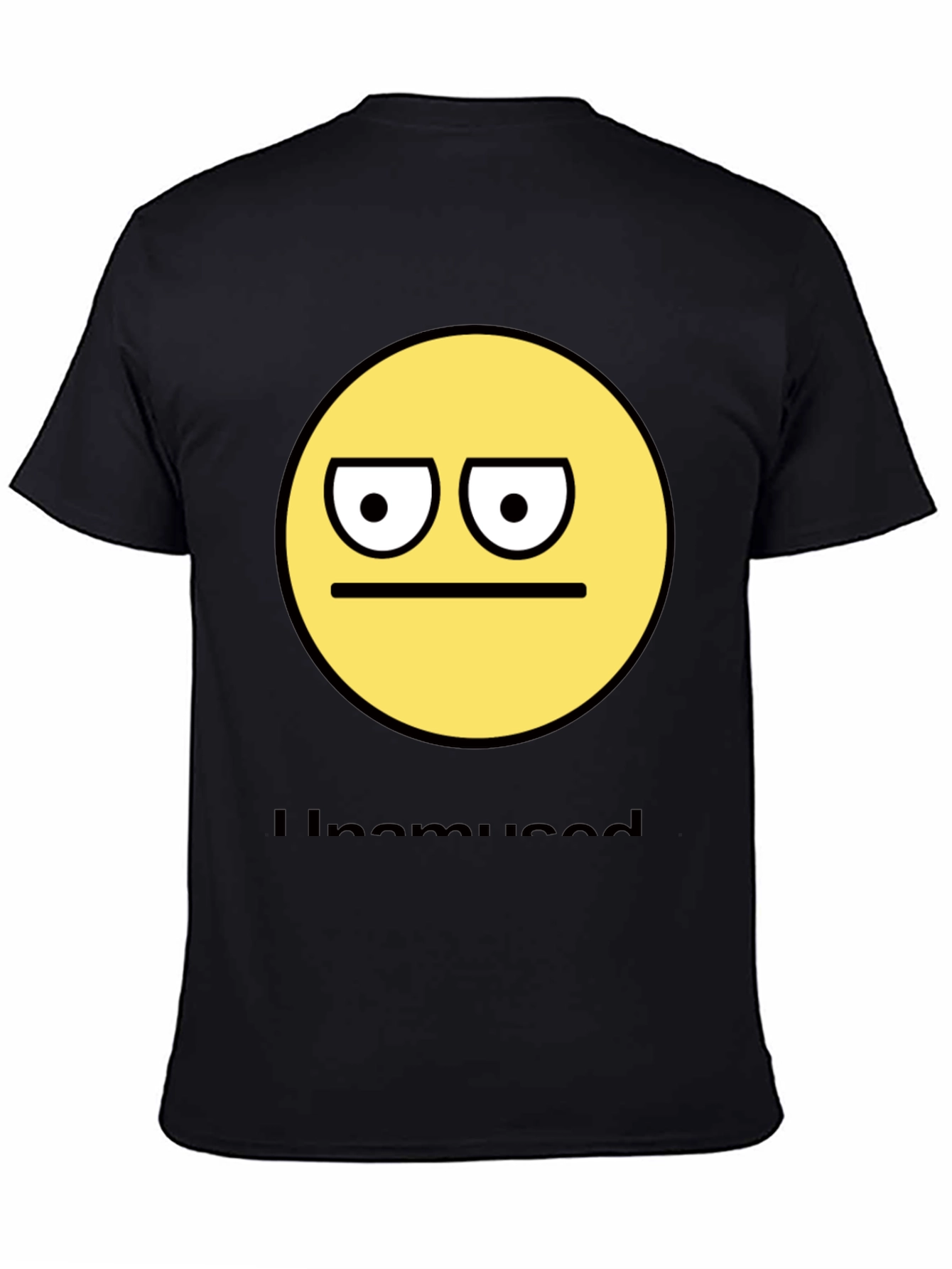 Unamused Emoji T-Shirt - Express Your Mood!