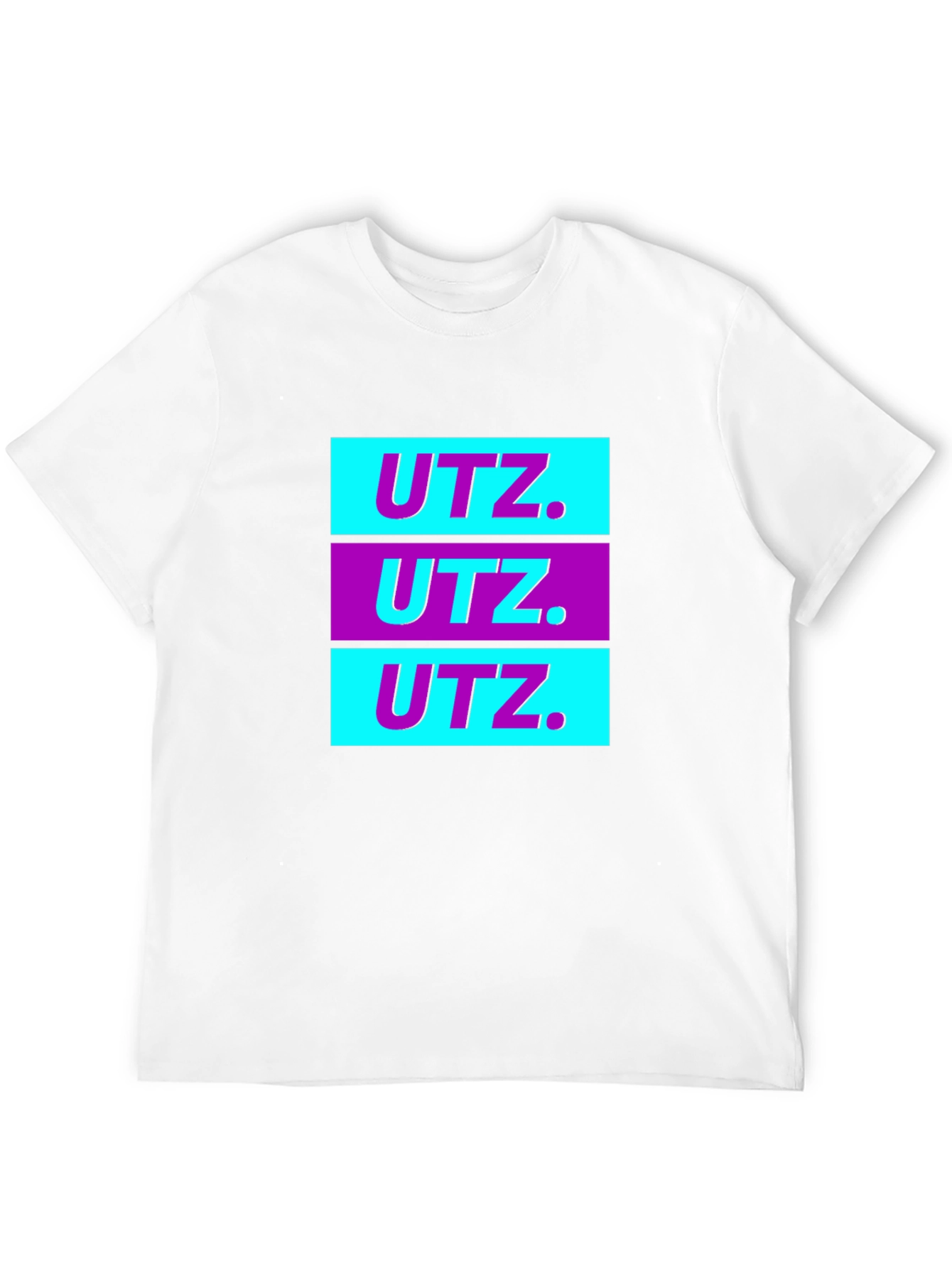 Retro UTZ Graphic Tee - Black Cotton Blend