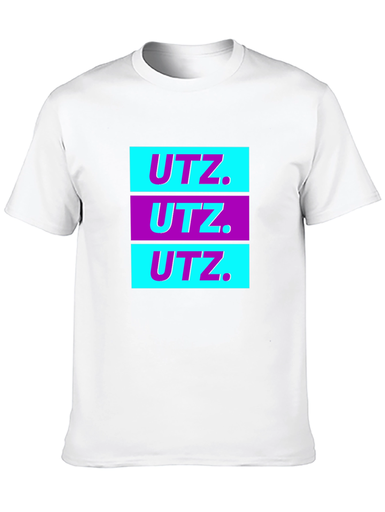 Retro UTZ Graphic Tee - Black Cotton Blend