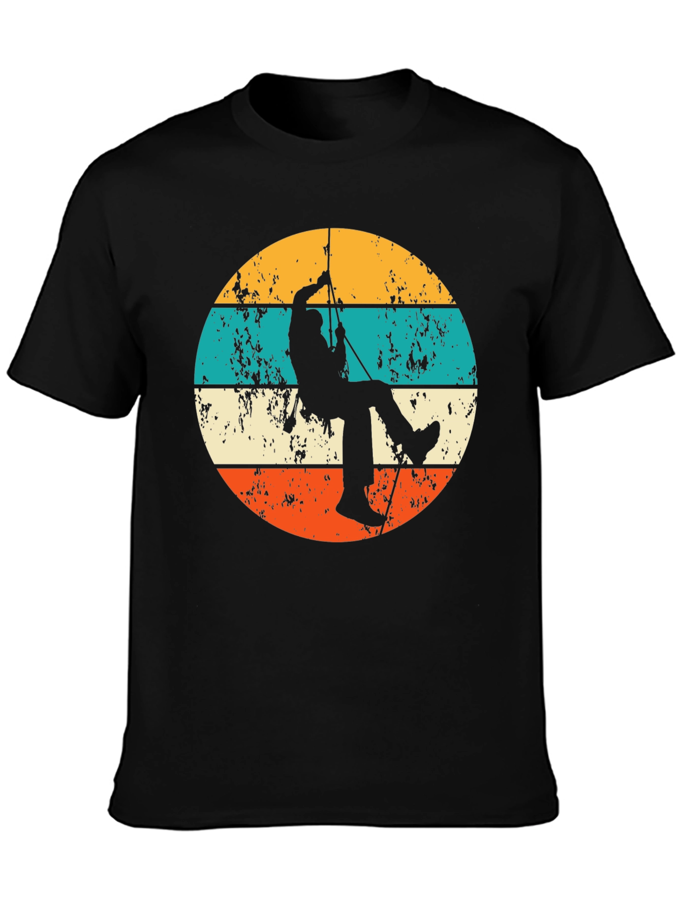 Retro Rock Climbing T-Shirt - Adventure Apparel