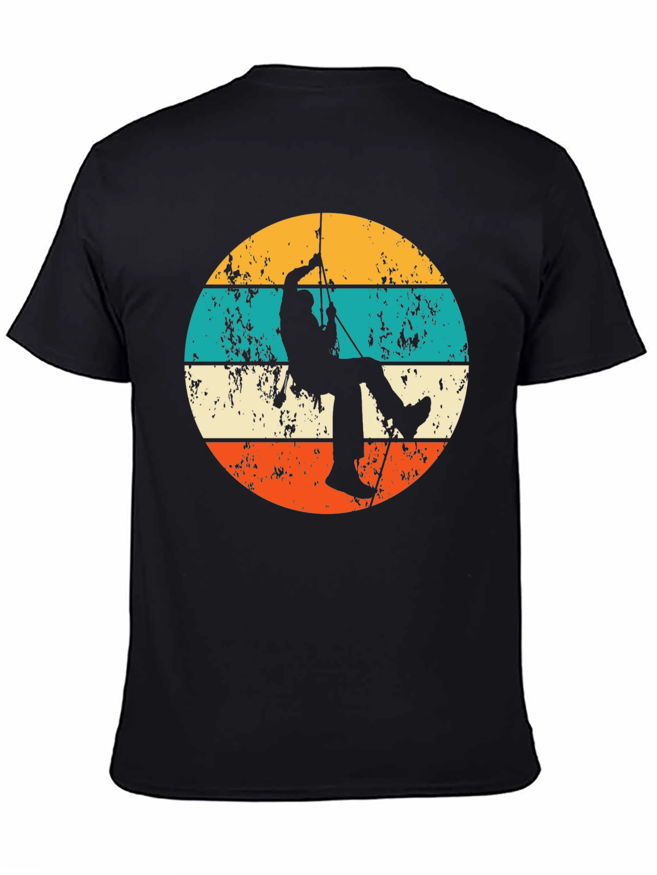 Retro Rock Climbing T-Shirt - Adventure Apparel