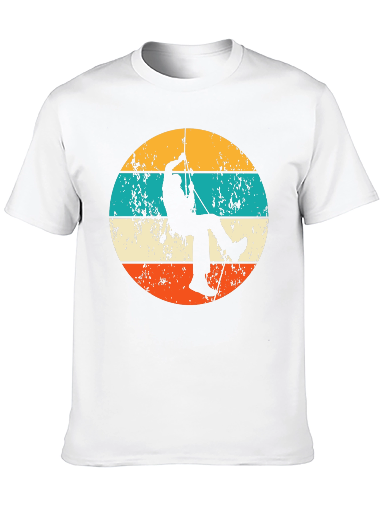 Retro Rock Climbing T-Shirt - Adventure Apparel