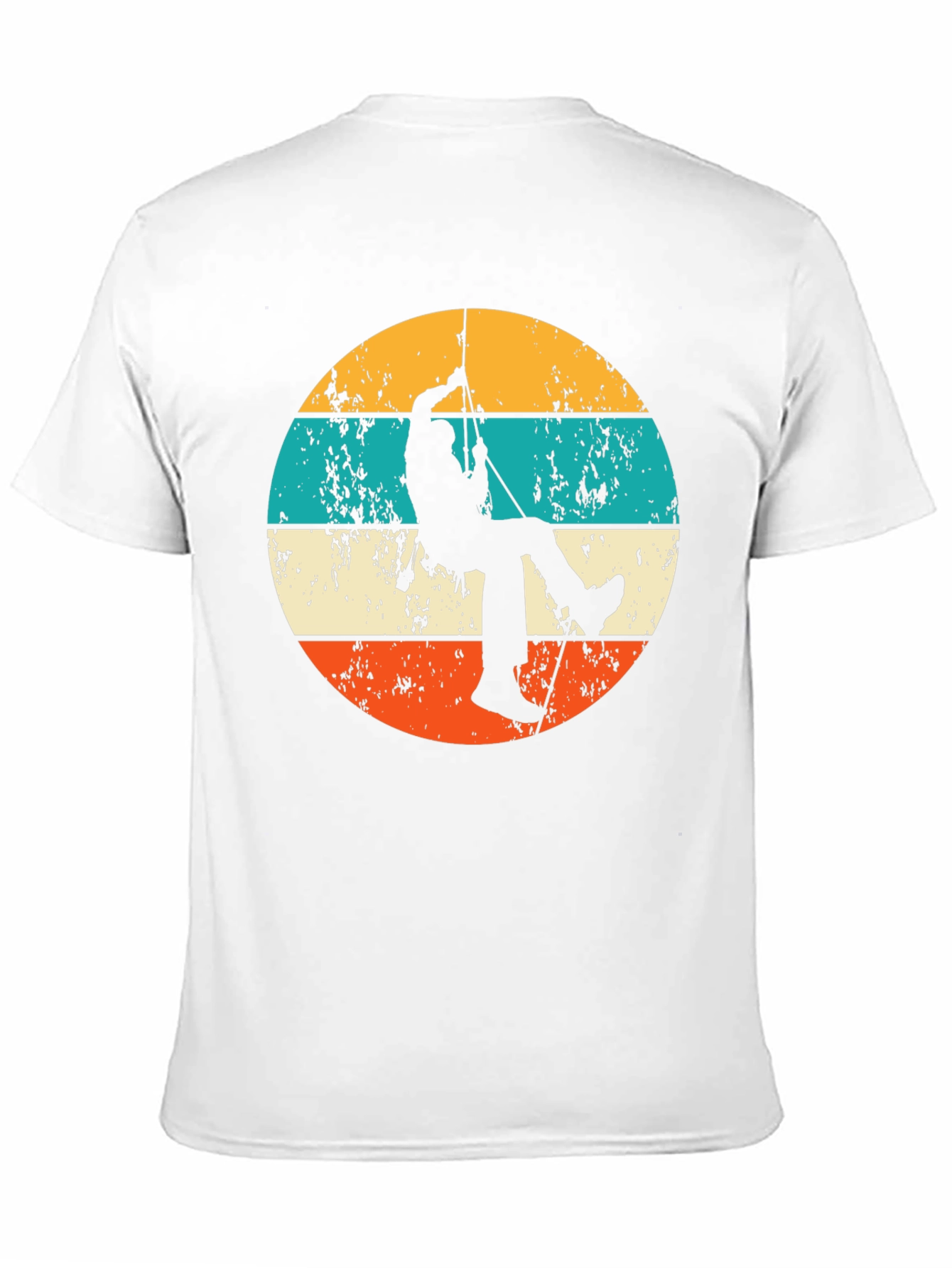 Retro Rock Climbing T-Shirt - Adventure Apparel