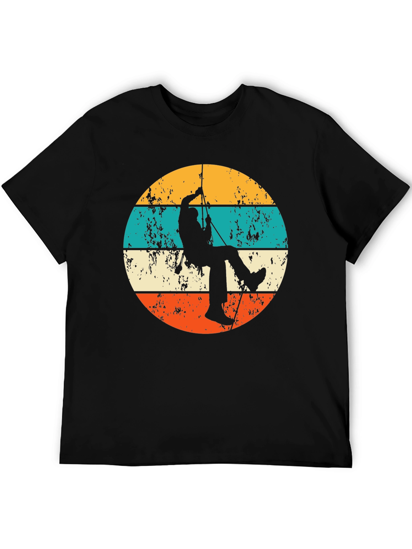 Retro Rock Climbing T-Shirt - Adventure Apparel