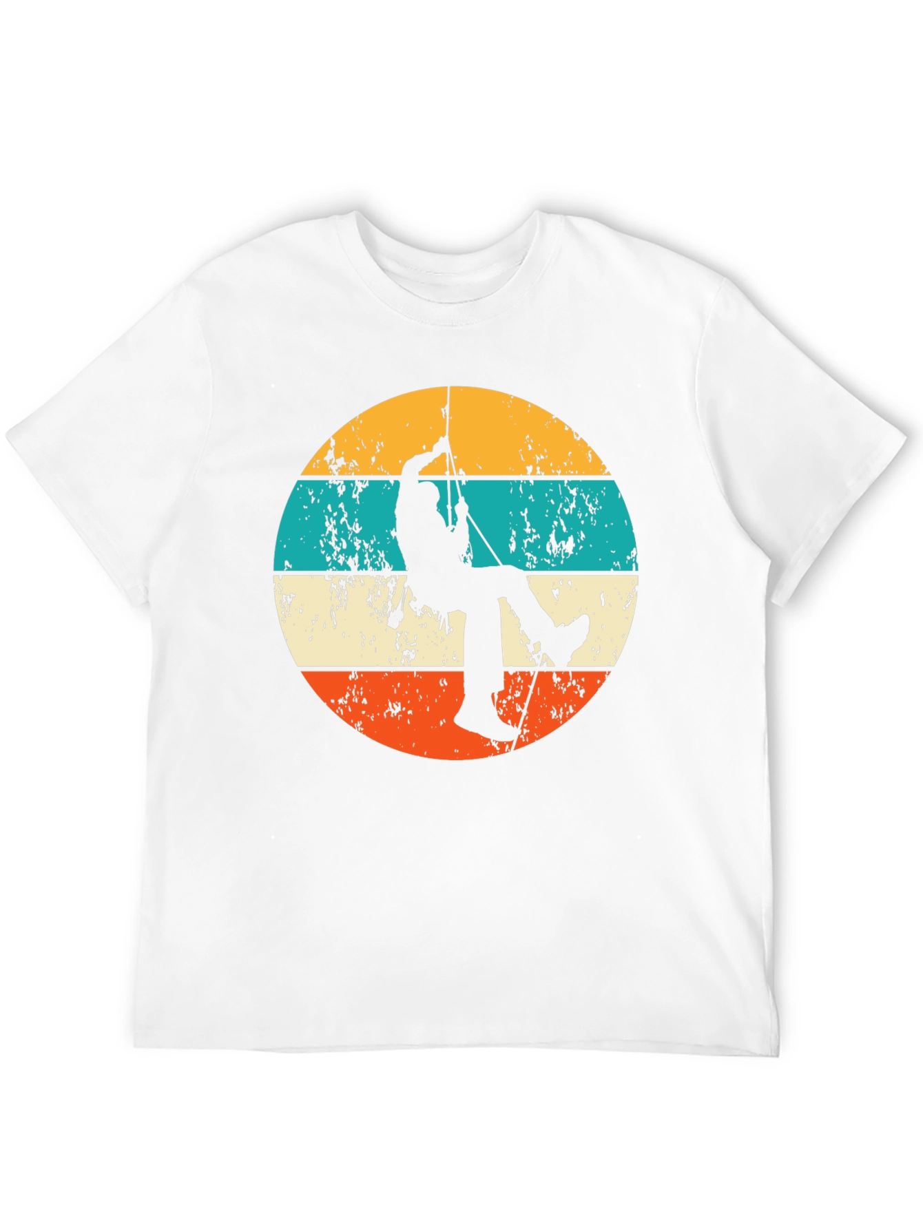 Retro Rock Climbing T-Shirt - Adventure Apparel