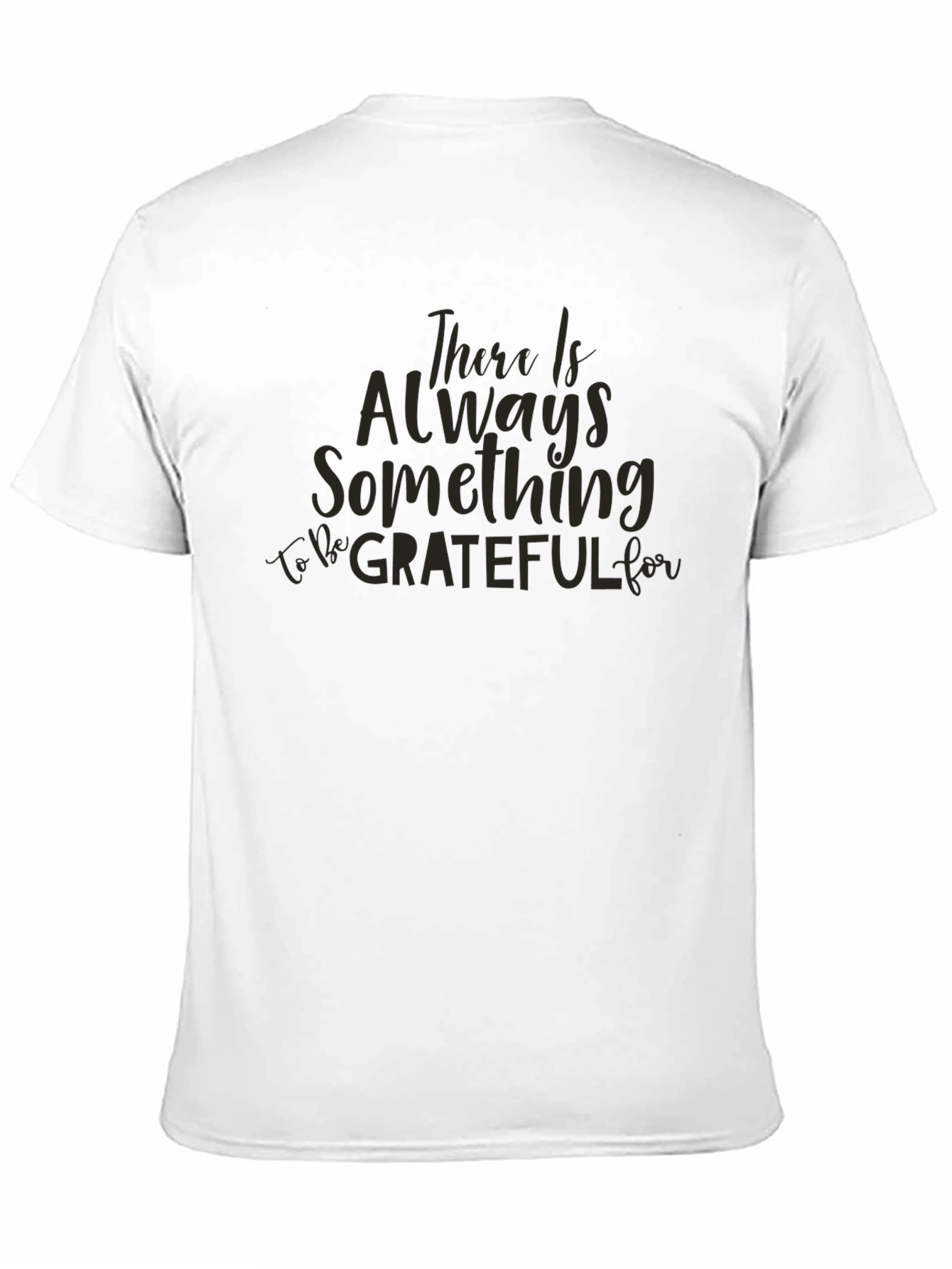 Grateful Script Black T-Shirt