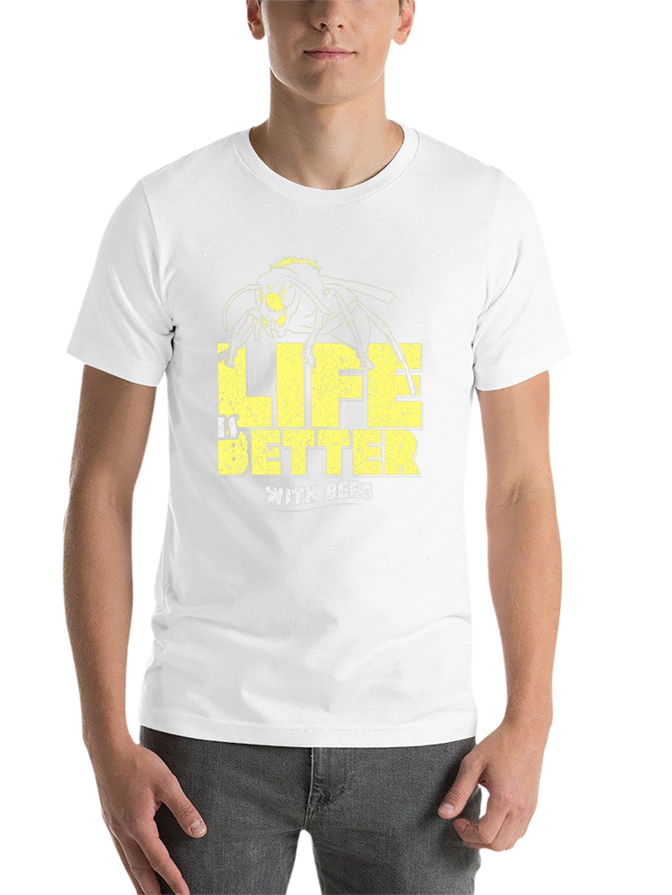 Life is Better with Bees Black T-Shirt