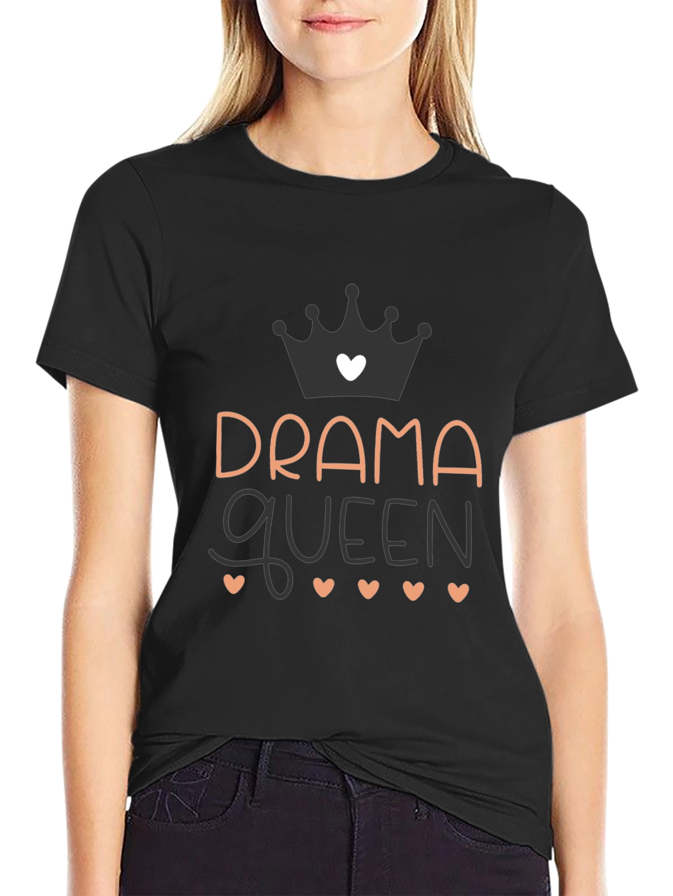 Drama Queen Graphic Tee - Soft Cotton Blend