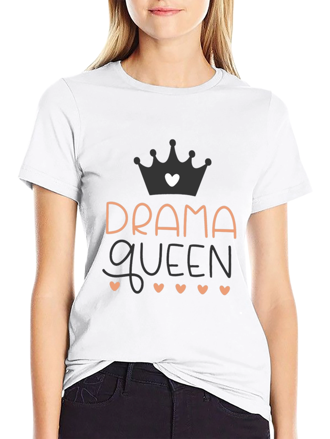 Drama Queen Graphic Tee - Soft Cotton Blend