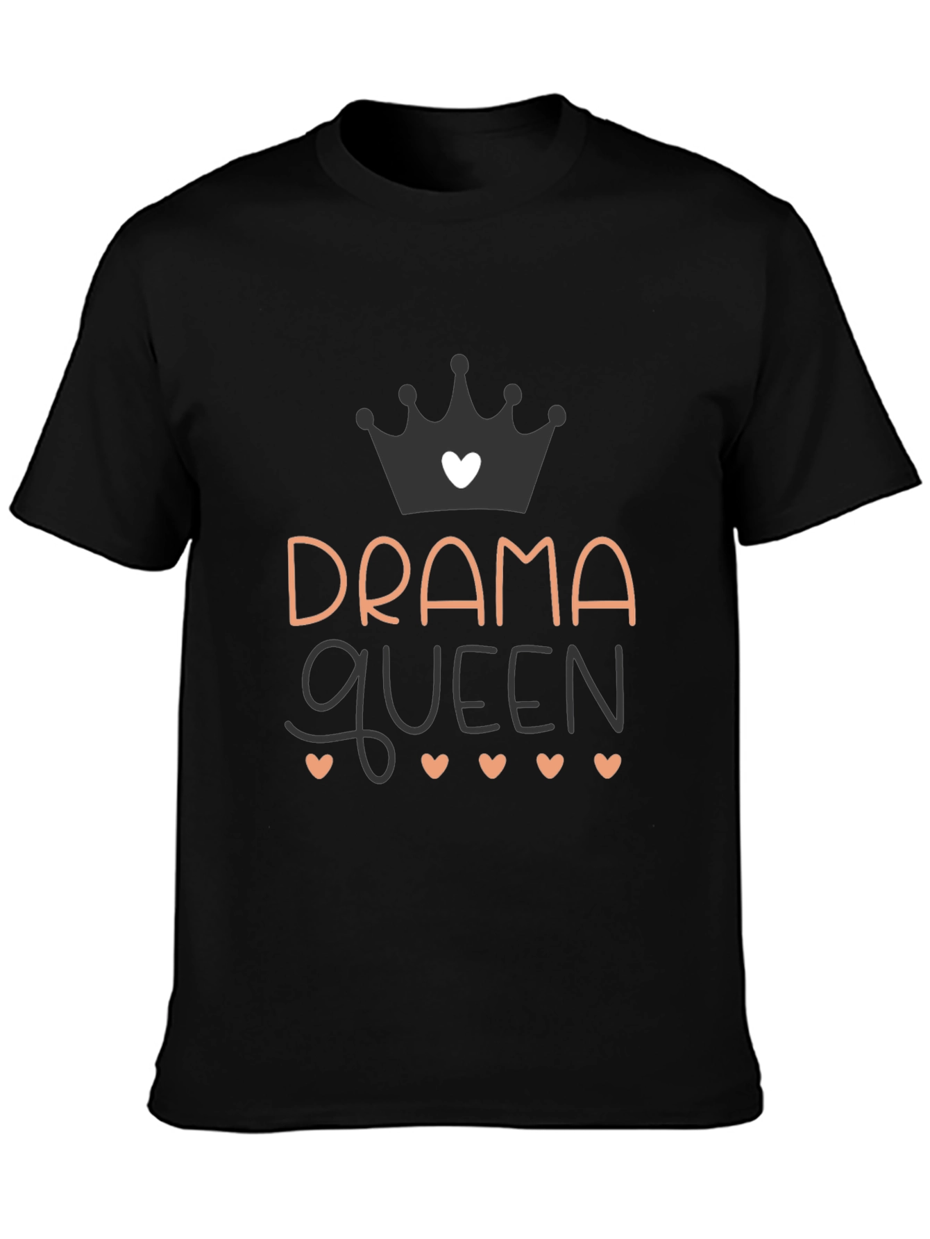 Drama Queen Graphic Tee - Soft Cotton Blend