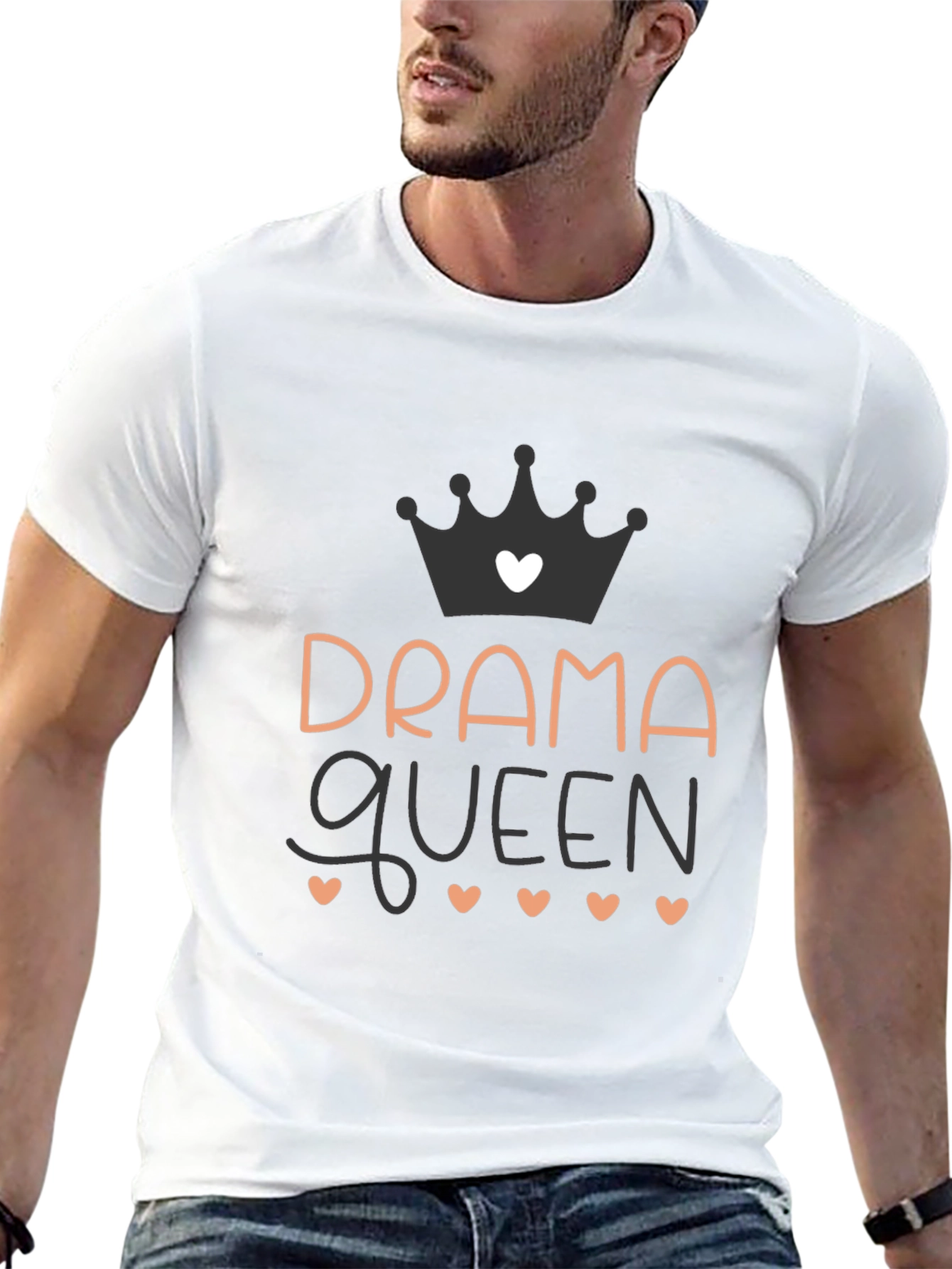Drama Queen Graphic Tee - Soft Cotton Blend