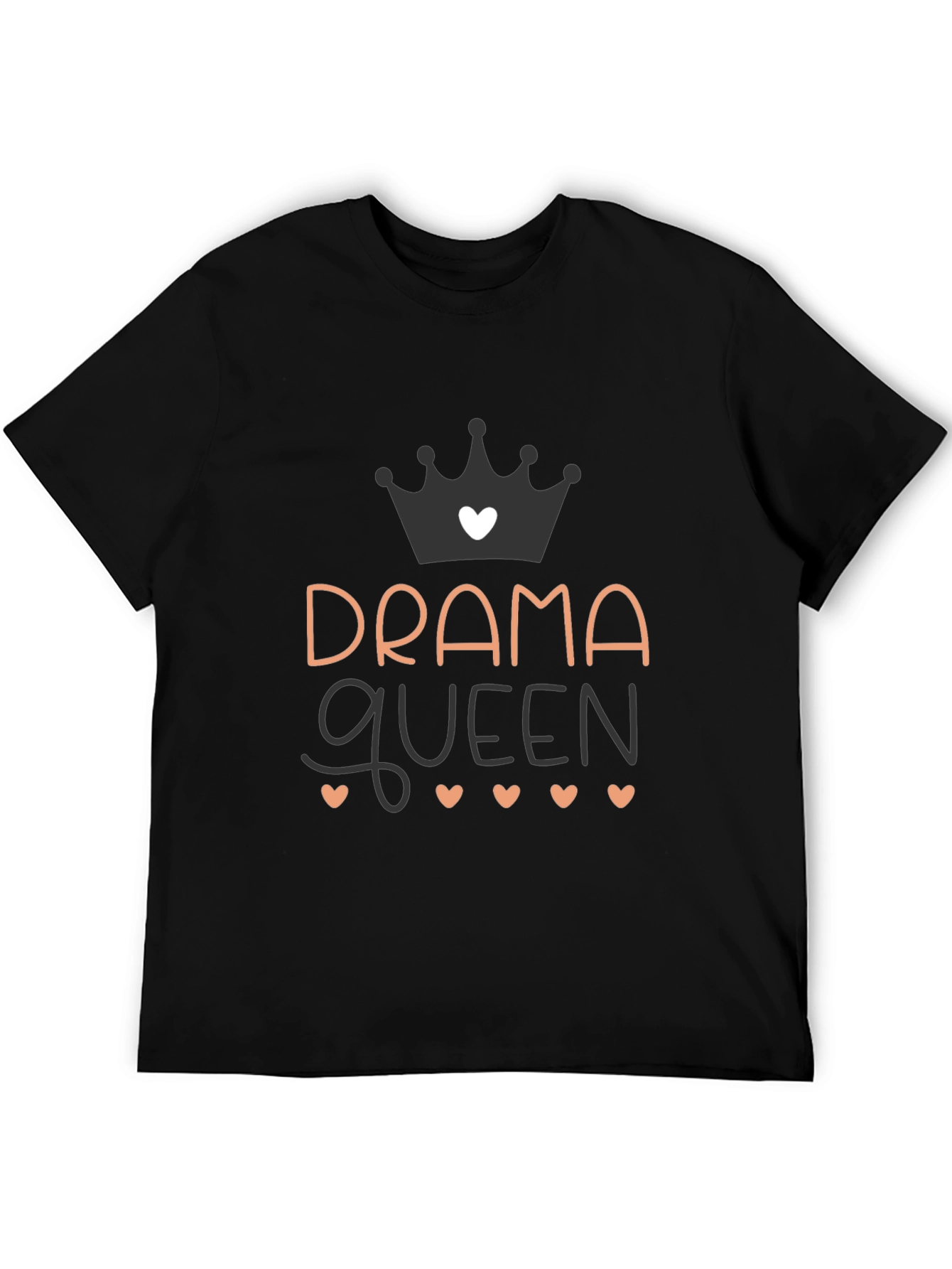 Drama Queen Graphic Tee - Soft Cotton Blend