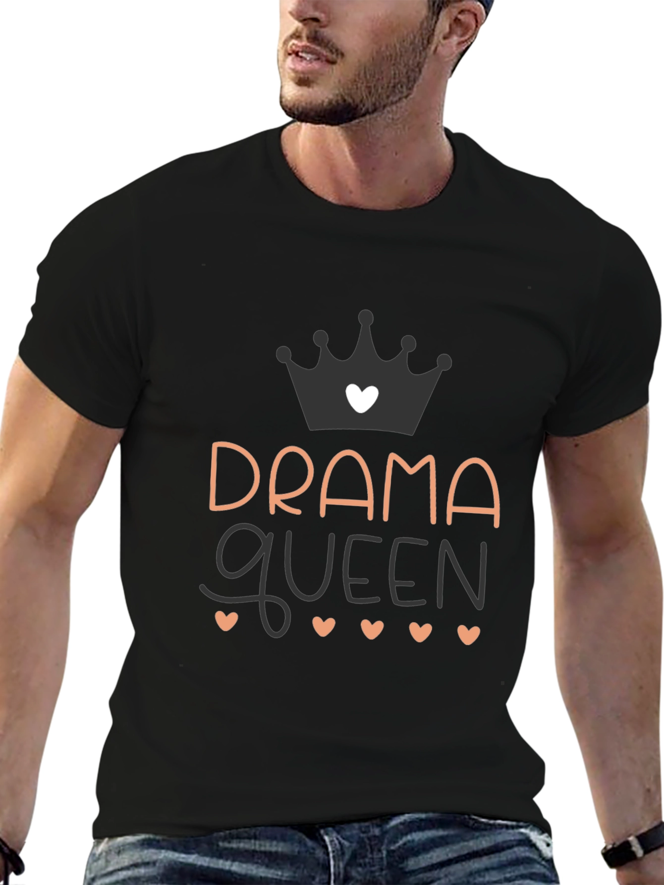Drama Queen Graphic Tee - Soft Cotton Blend