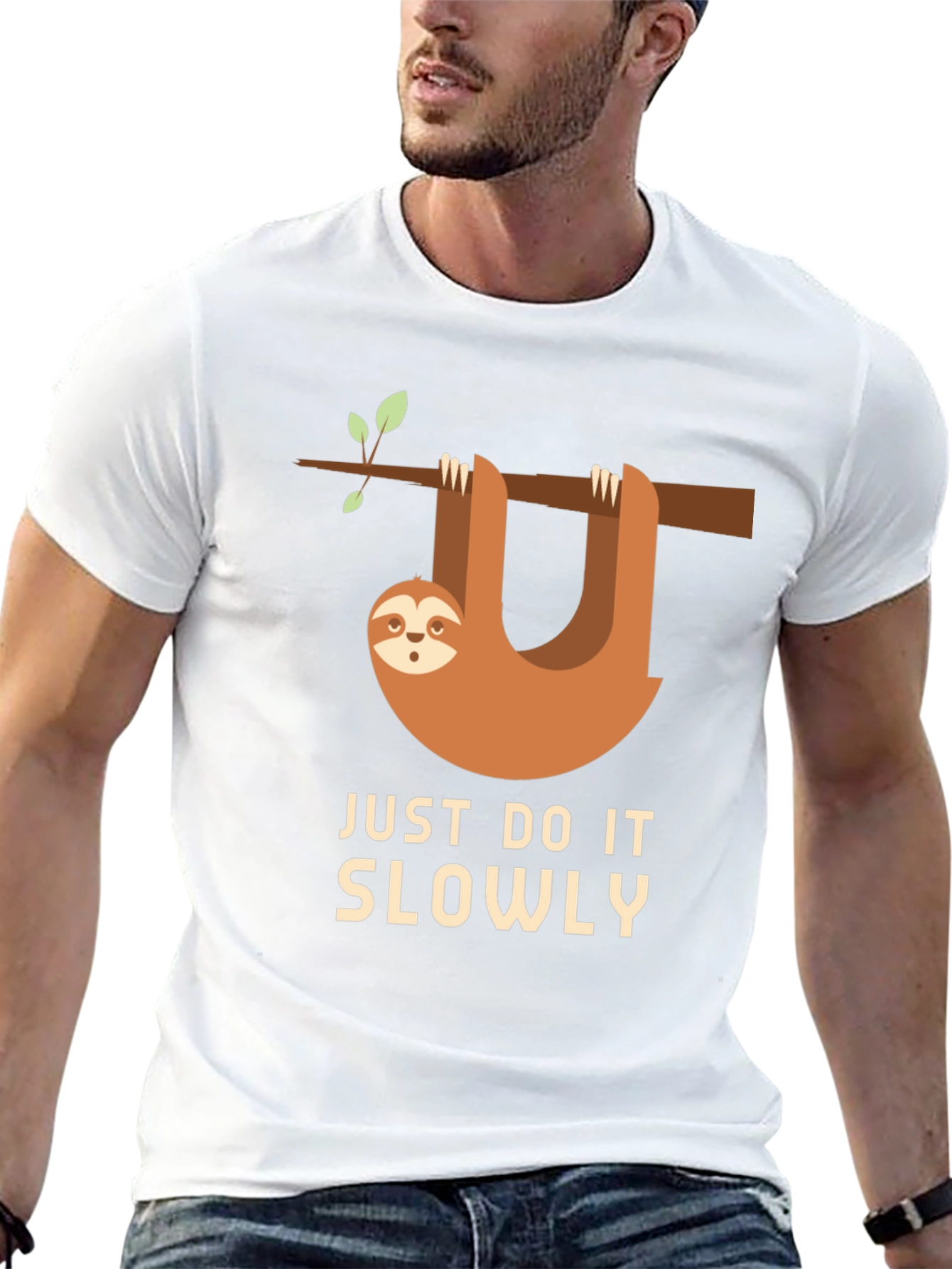 Funny Sloth Just Do It Slowly T-Shirt