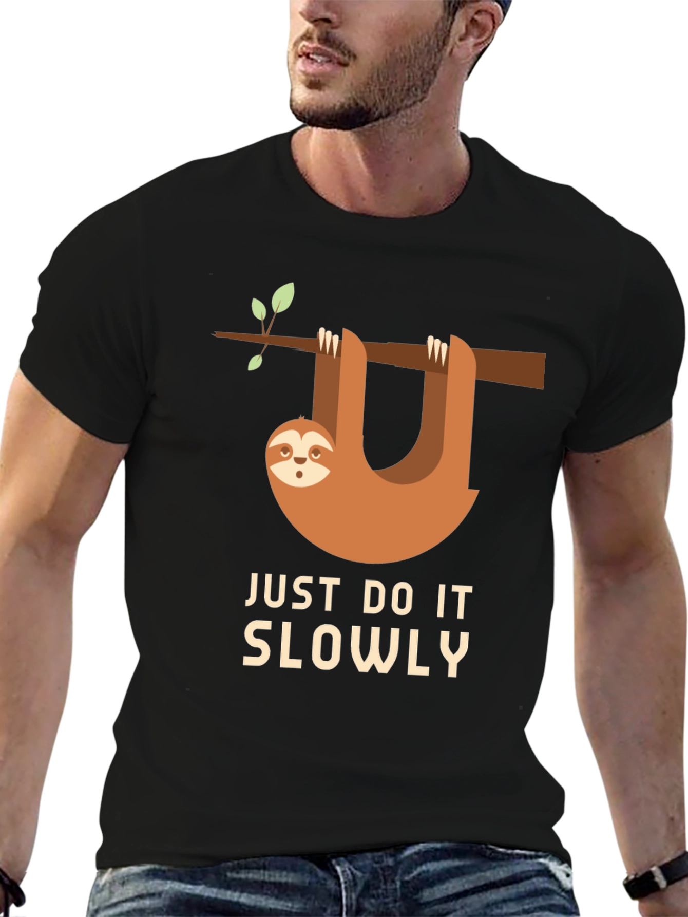 Funny Sloth Just Do It Slowly T-Shirt