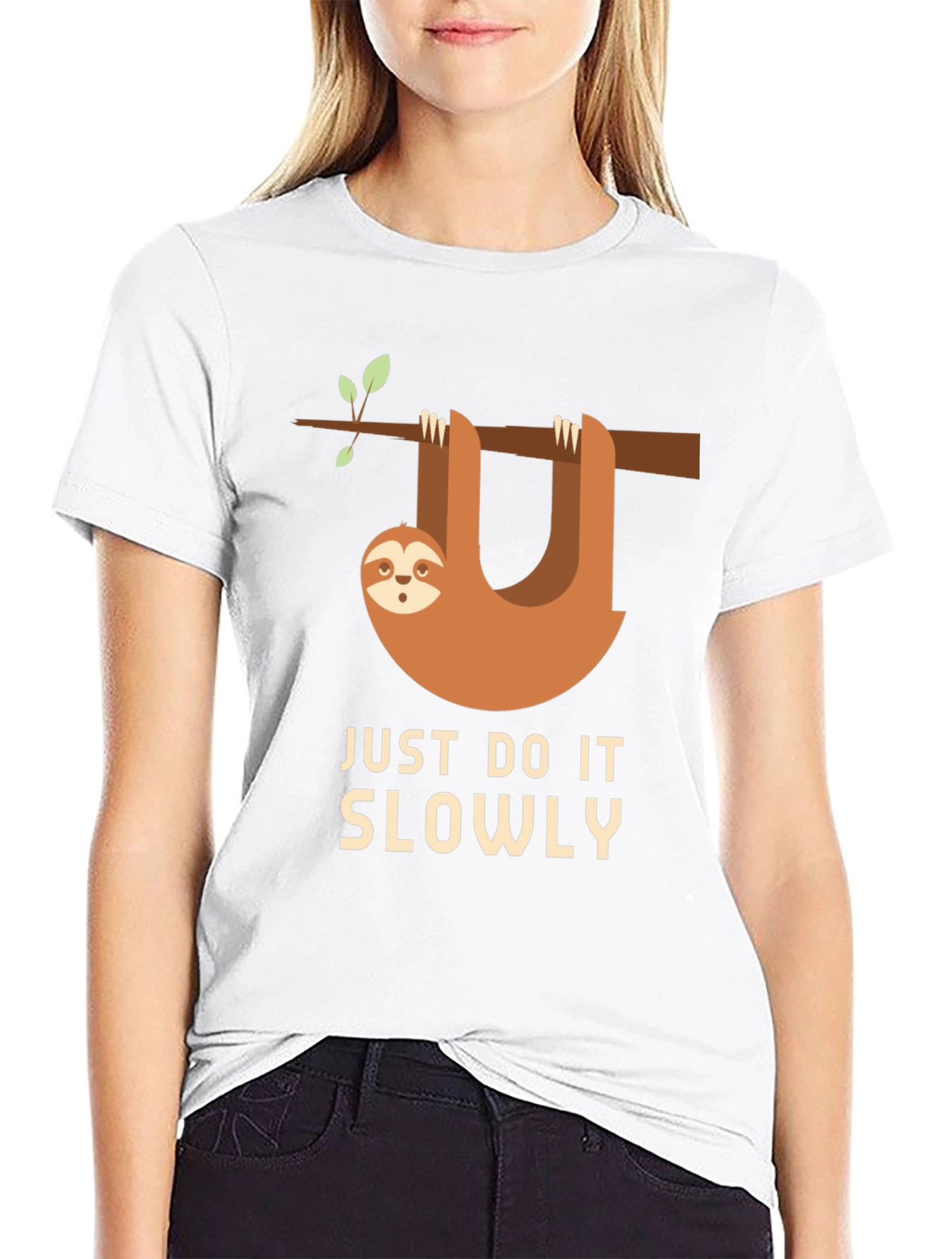 Funny Sloth Just Do It Slowly T-Shirt
