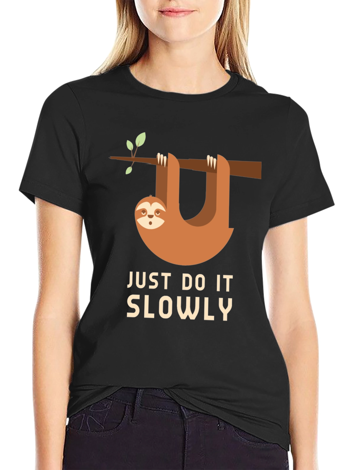 Funny Sloth Just Do It Slowly T-Shirt