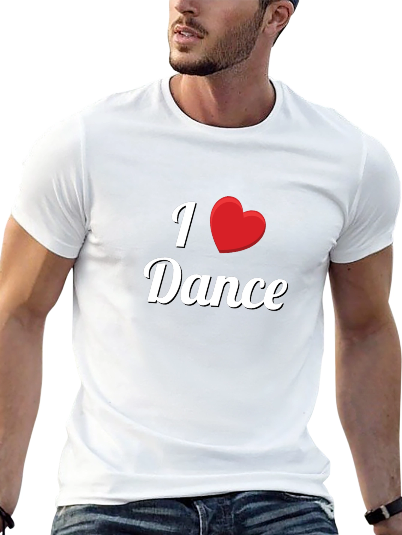 I Love Dance T-Shirt - Soft Cotton Casual Tee