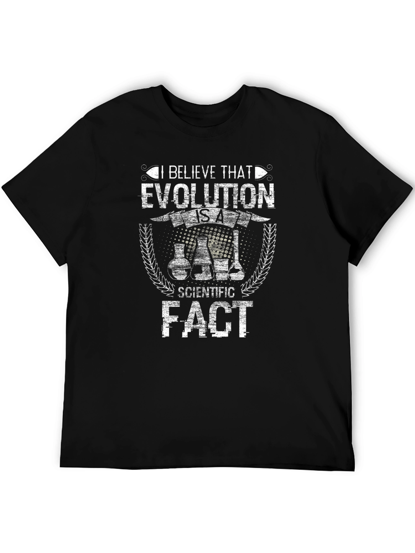 Evolution is a Scientific Fact Graphic T-Shirt