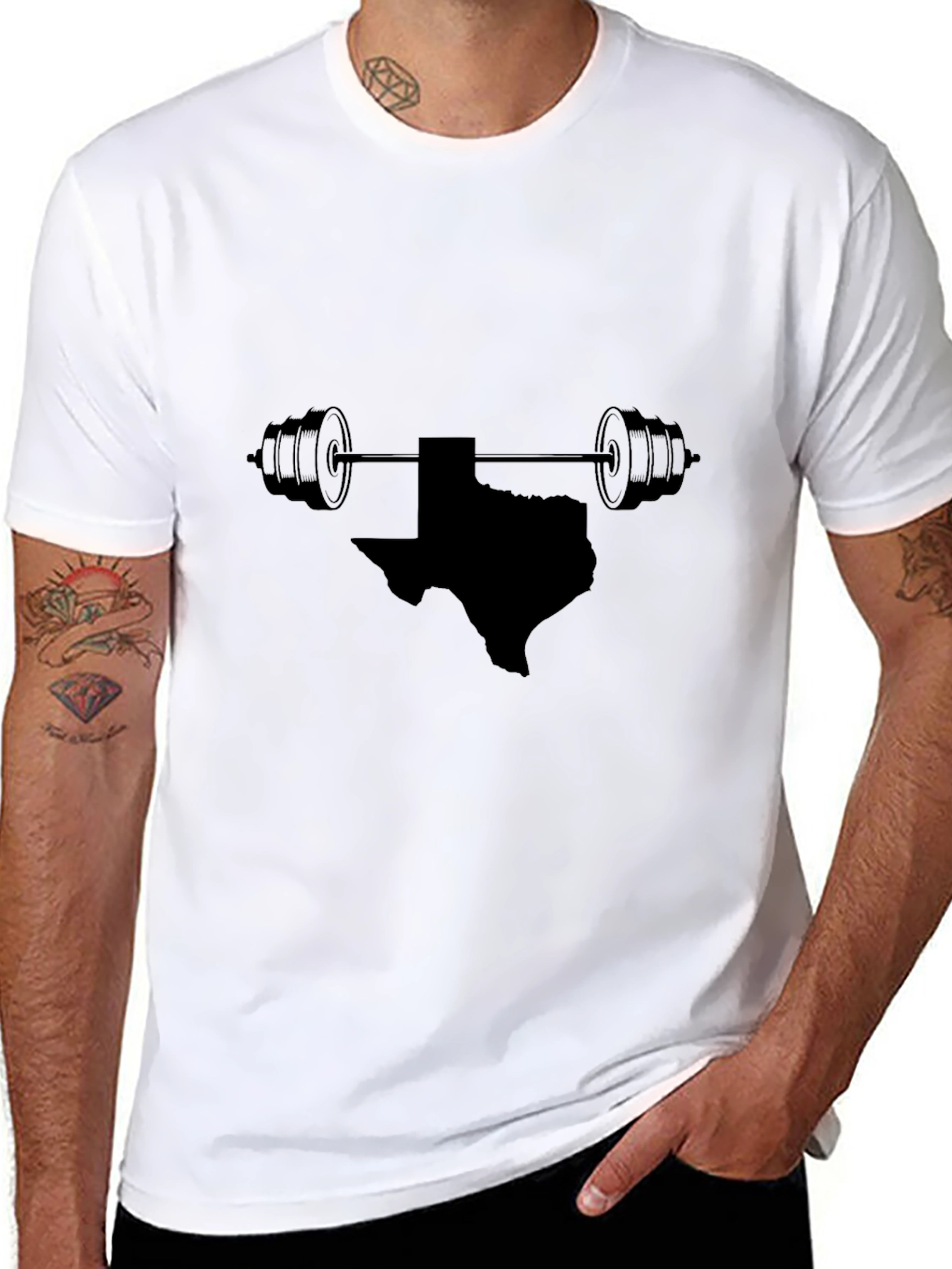Texas Weightlifting Black T-Shirt