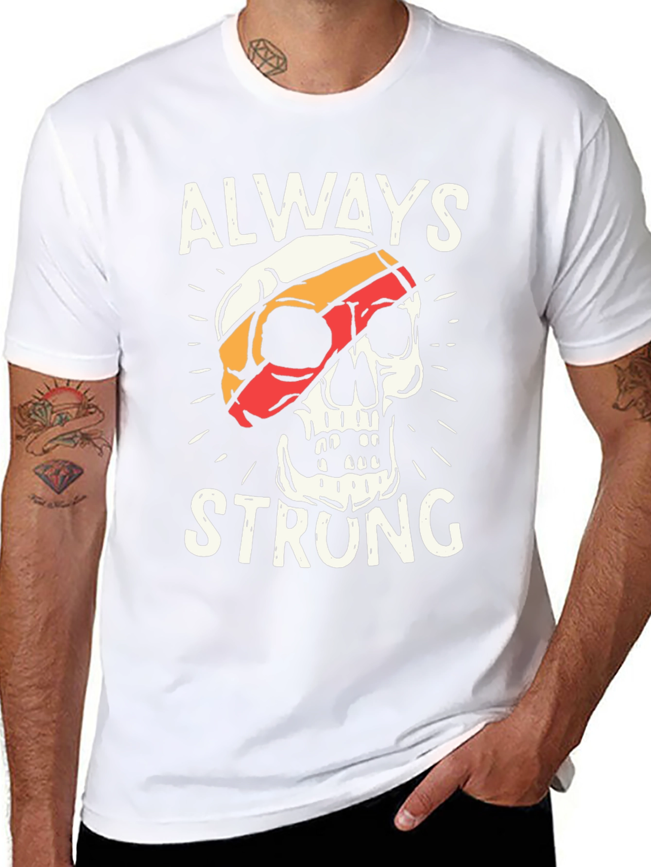 Always Strong Skull Graphic Tee