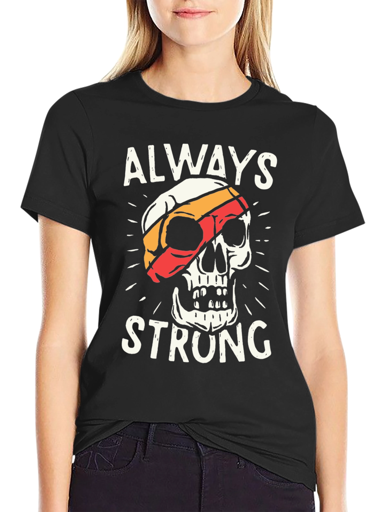 Always Strong Skull Graphic Tee