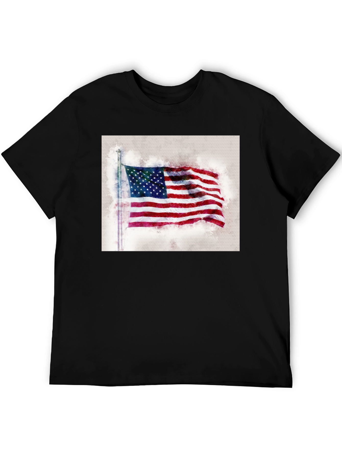 American Flag Graphic Tee - Patriotic Style
