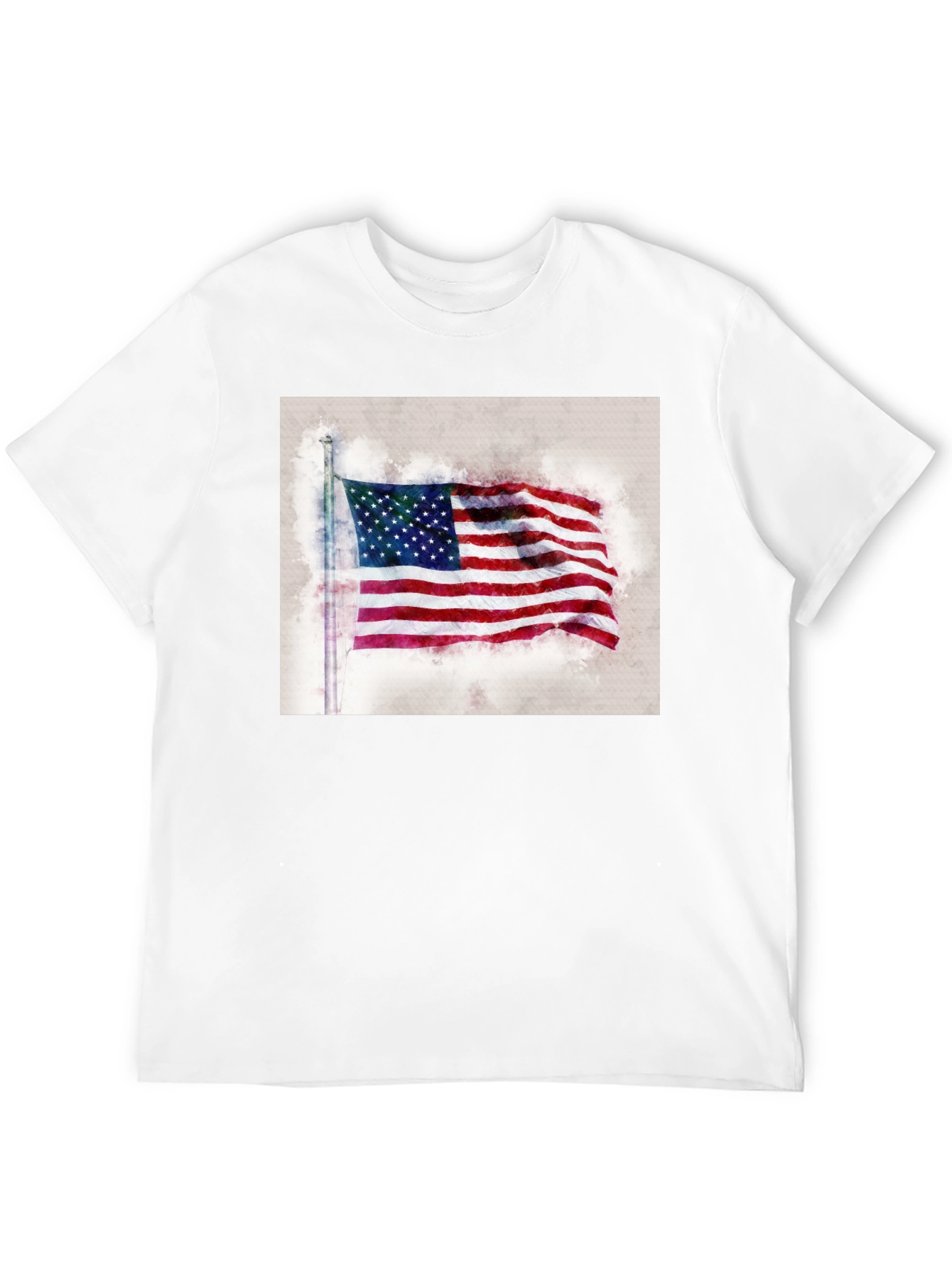 American Flag Graphic Tee - Patriotic Style