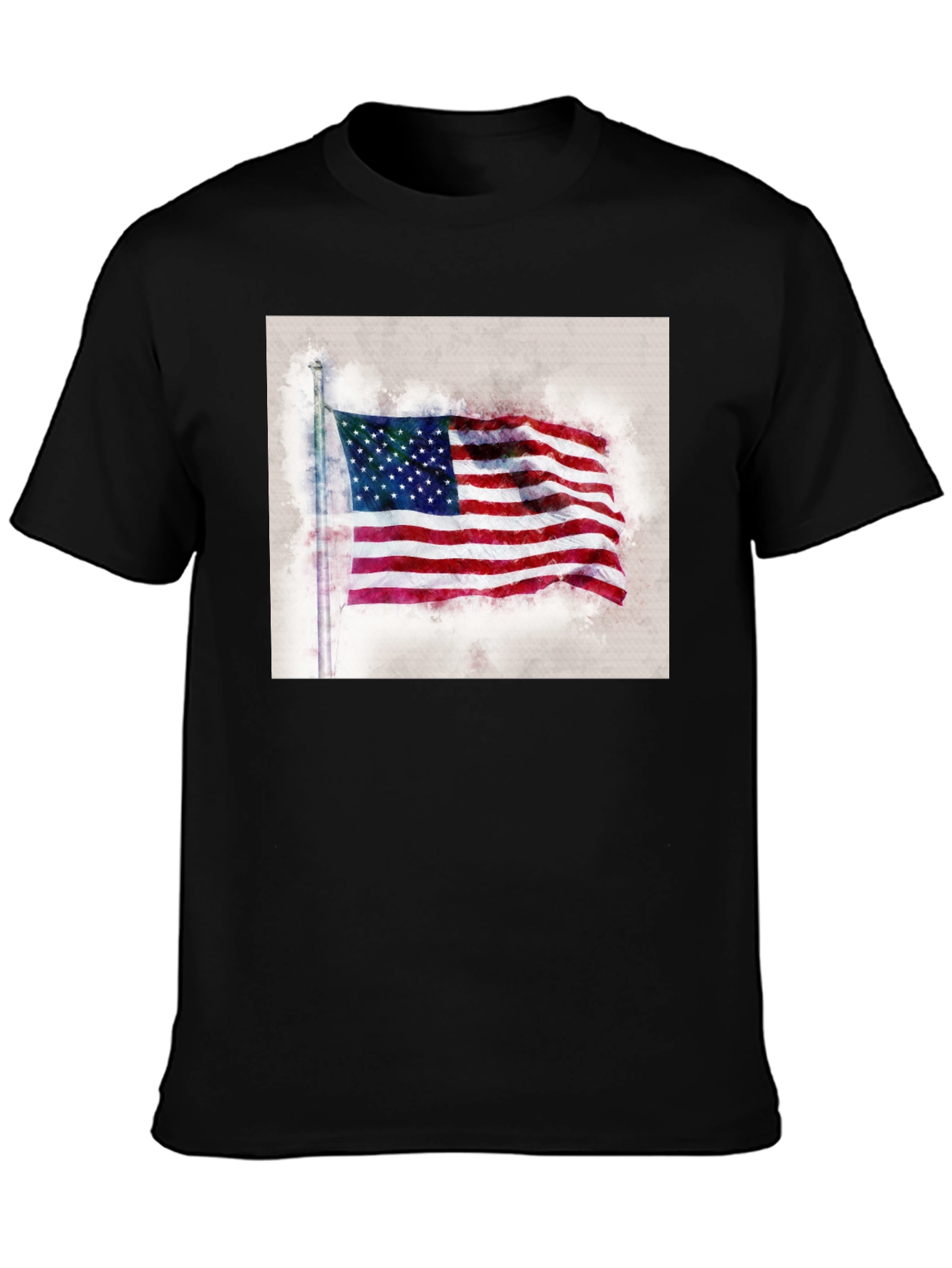 American Flag Graphic Tee - Patriotic Style
