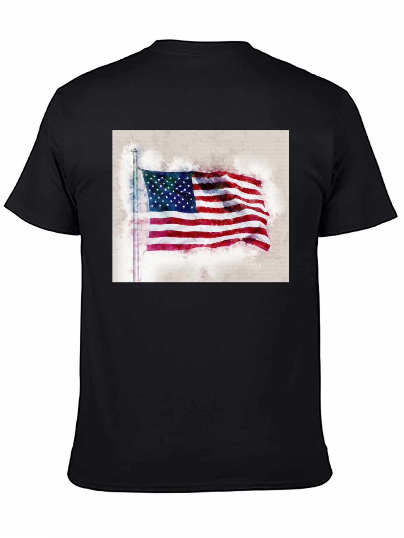 American Flag Graphic Tee - Patriotic Style