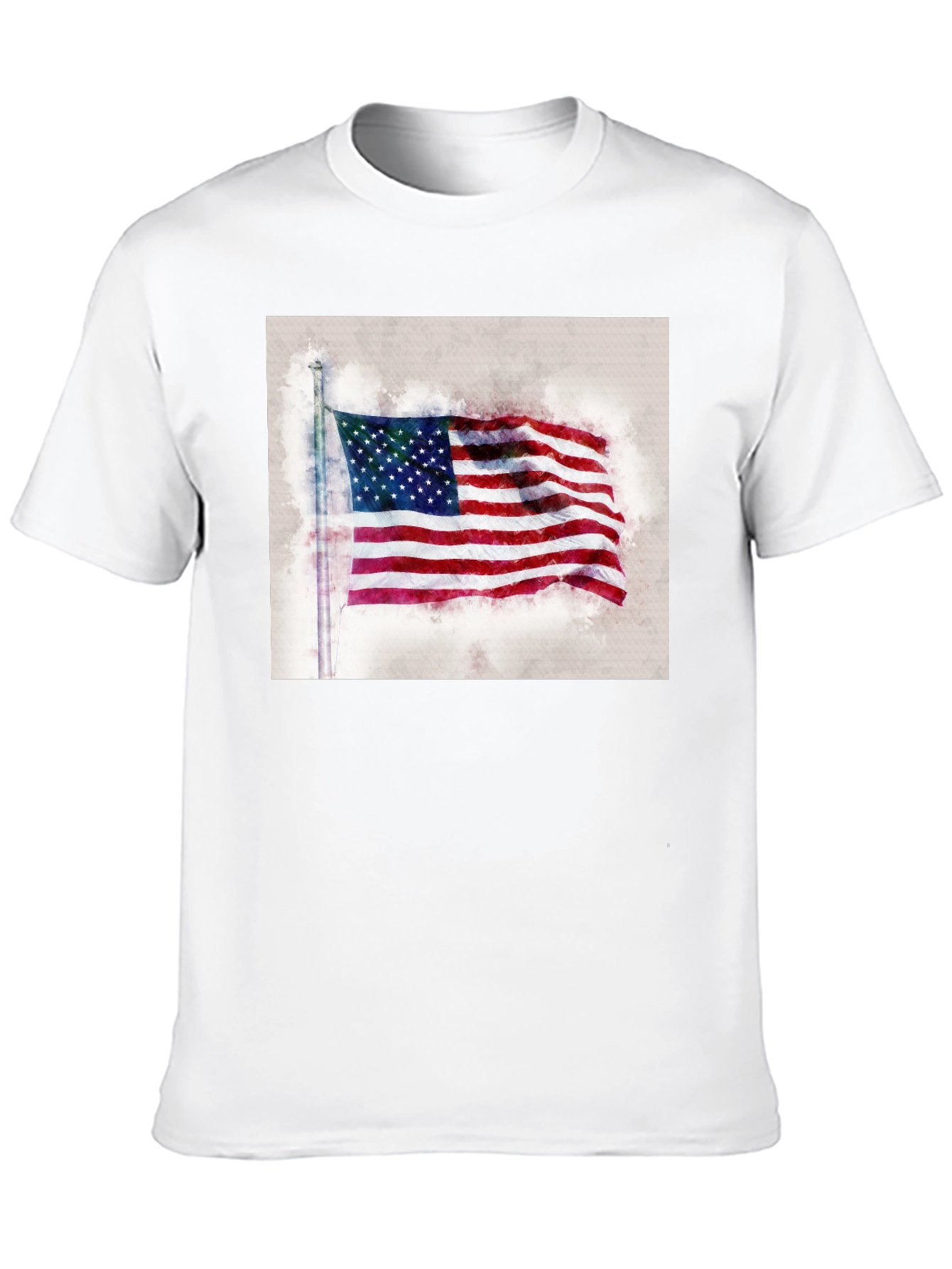 American Flag Graphic Tee - Patriotic Style