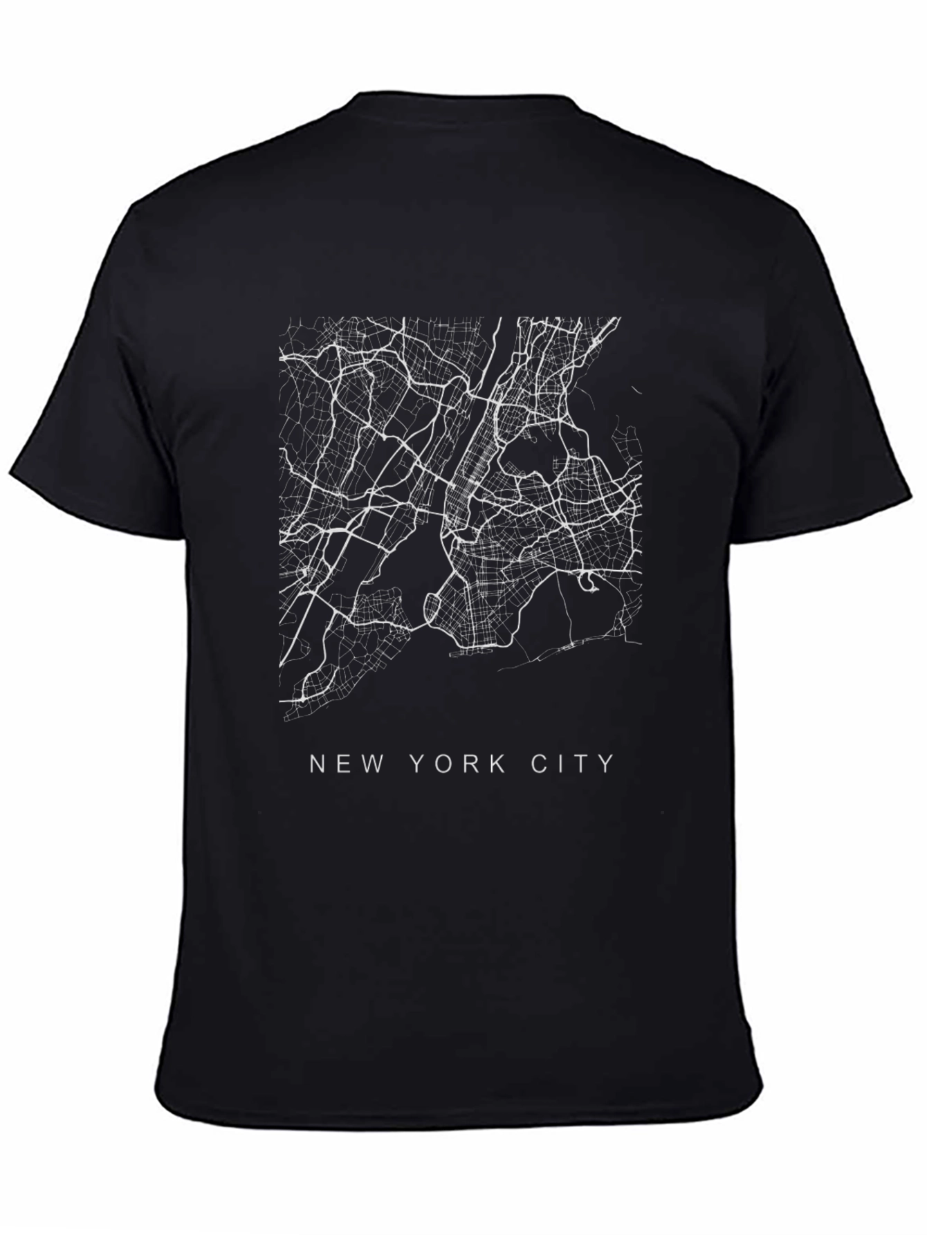 New York City Map T-Shirt