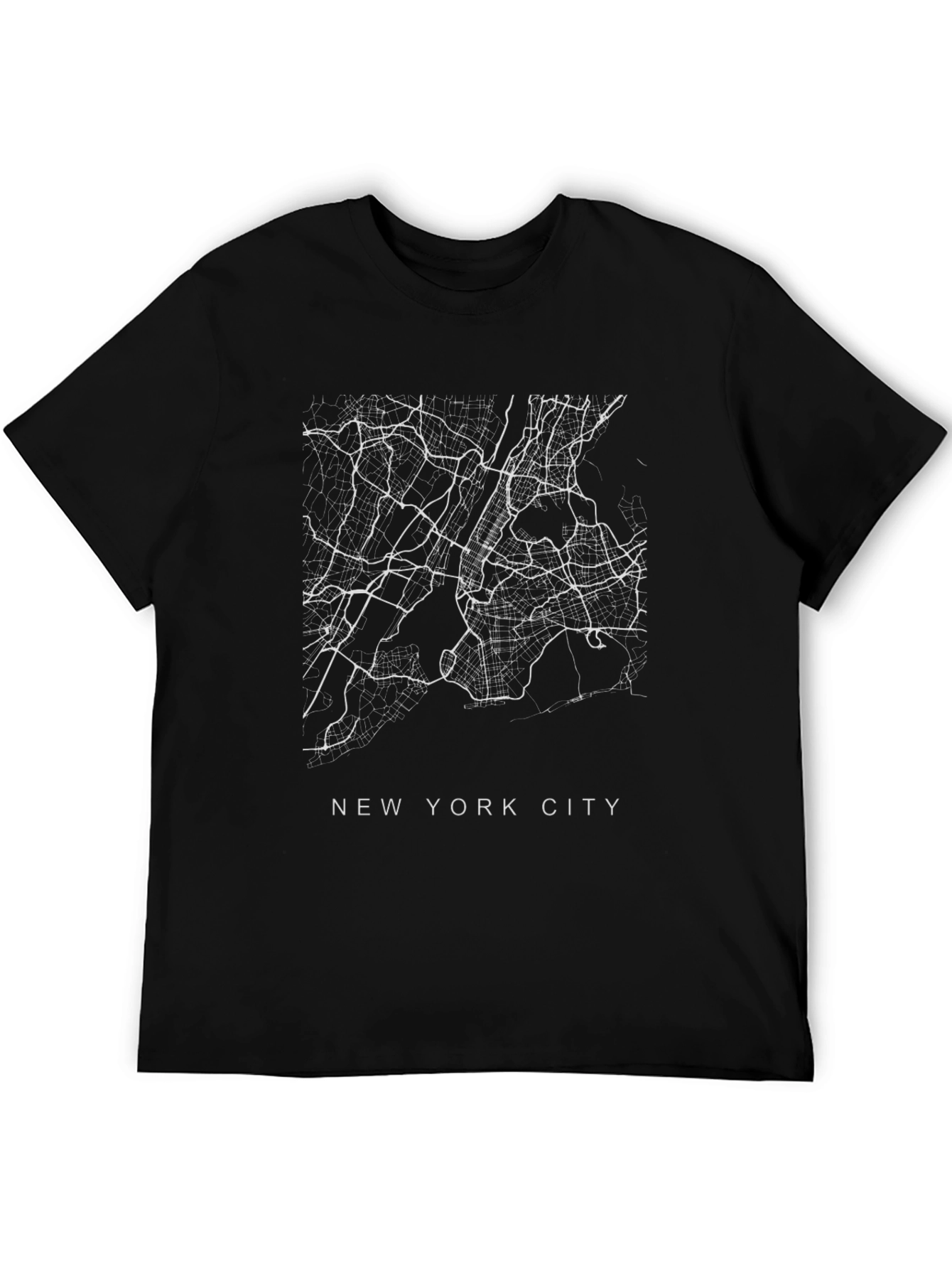 New York City Map T-Shirt