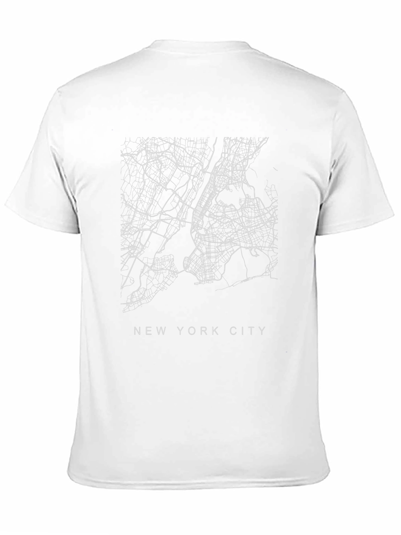 New York City Map T-Shirt
